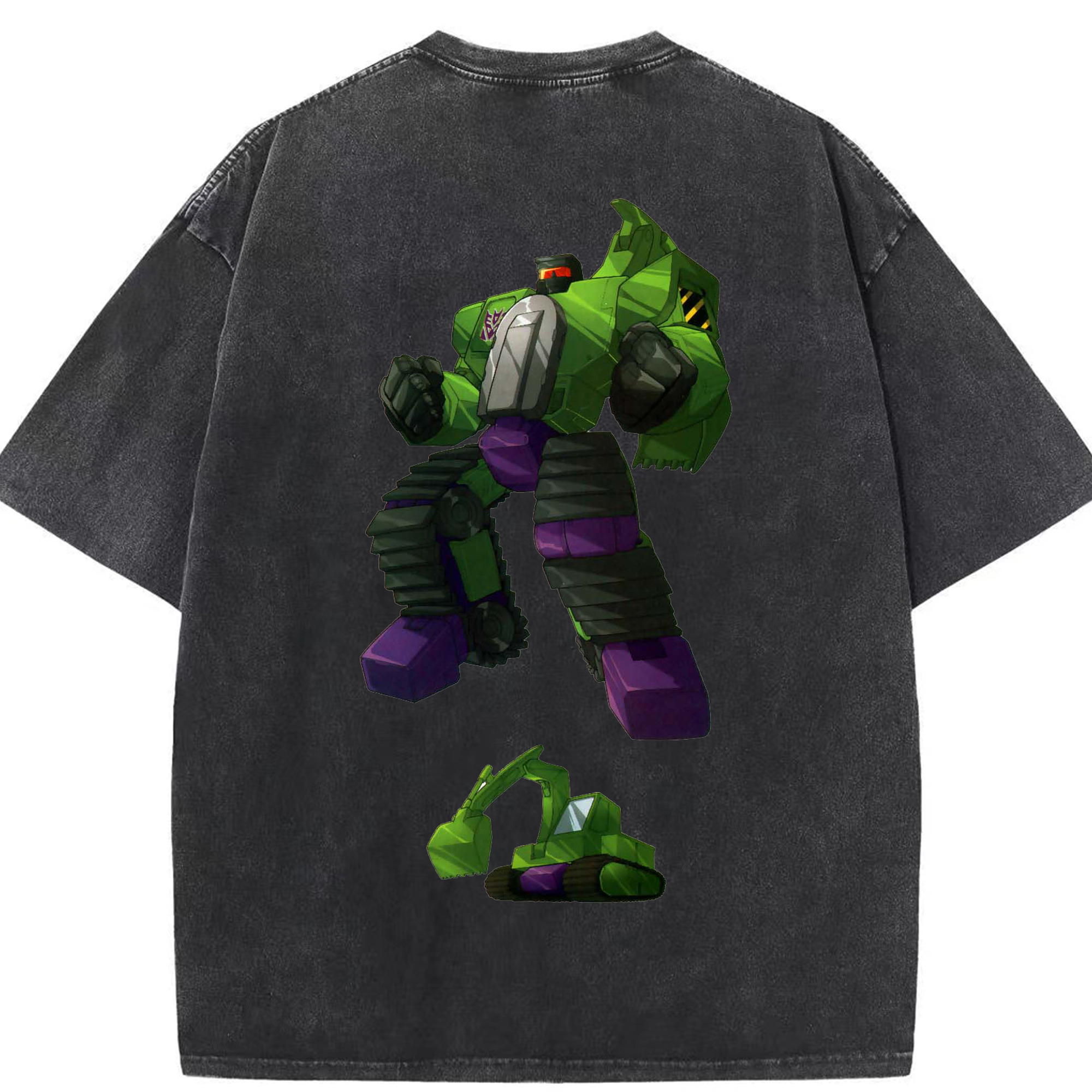 （画像用）  綿100% ヴィンテージ風 半袖Tシャツ（背面プリント）