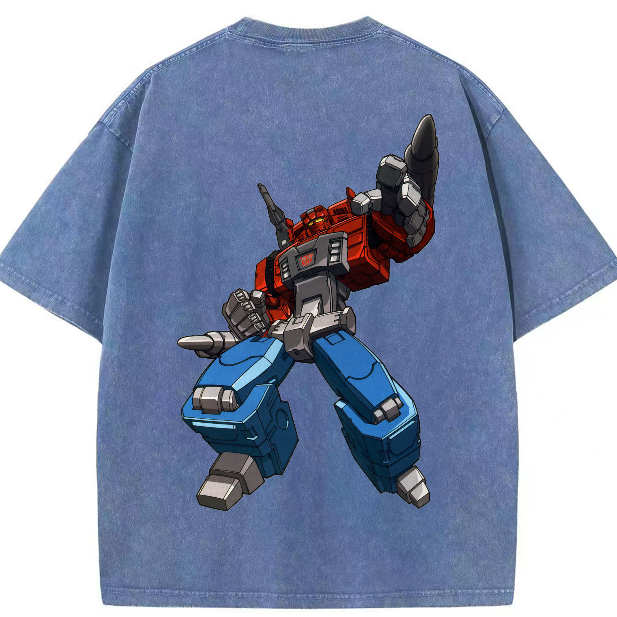 （画像用）  綿100% ヴィンテージ風 半袖Tシャツ（背面プリント）