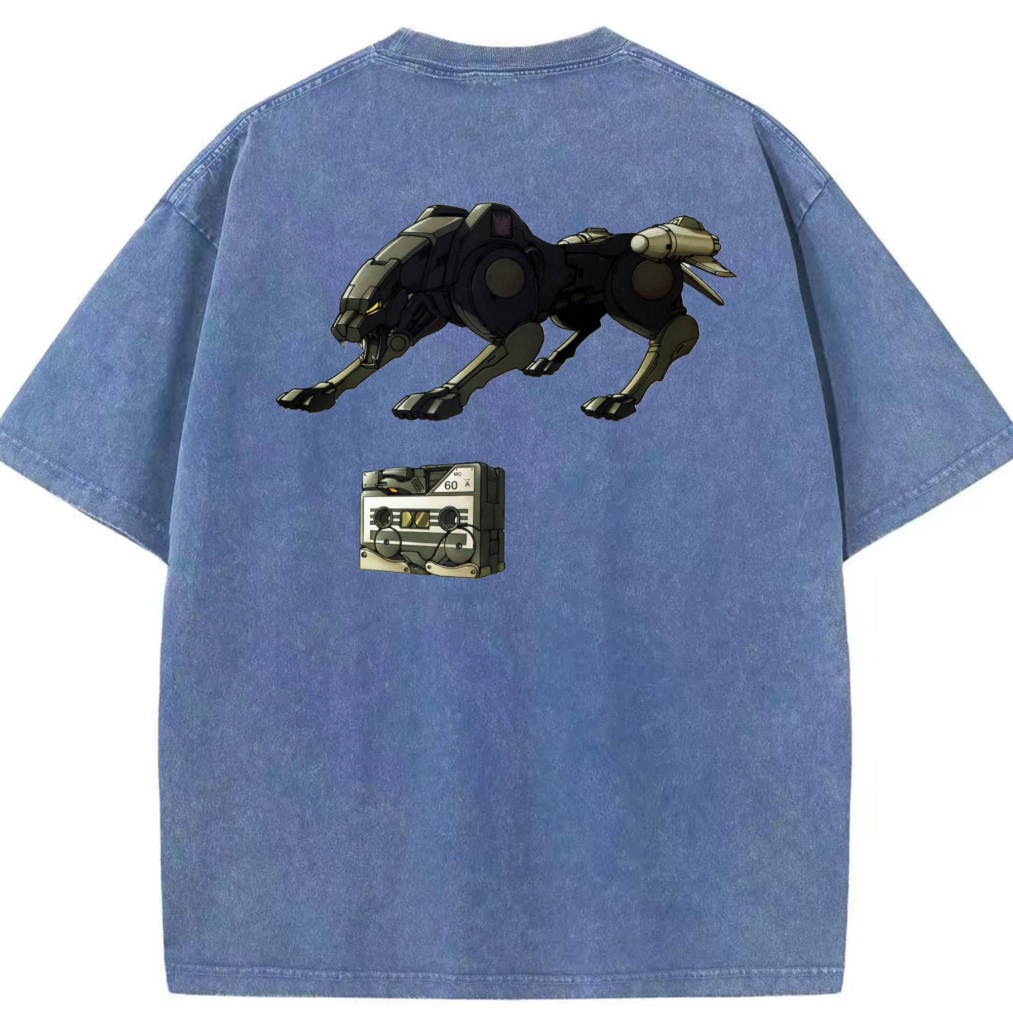 （画像用）  綿100% ヴィンテージ風 半袖Tシャツ（背面プリント）