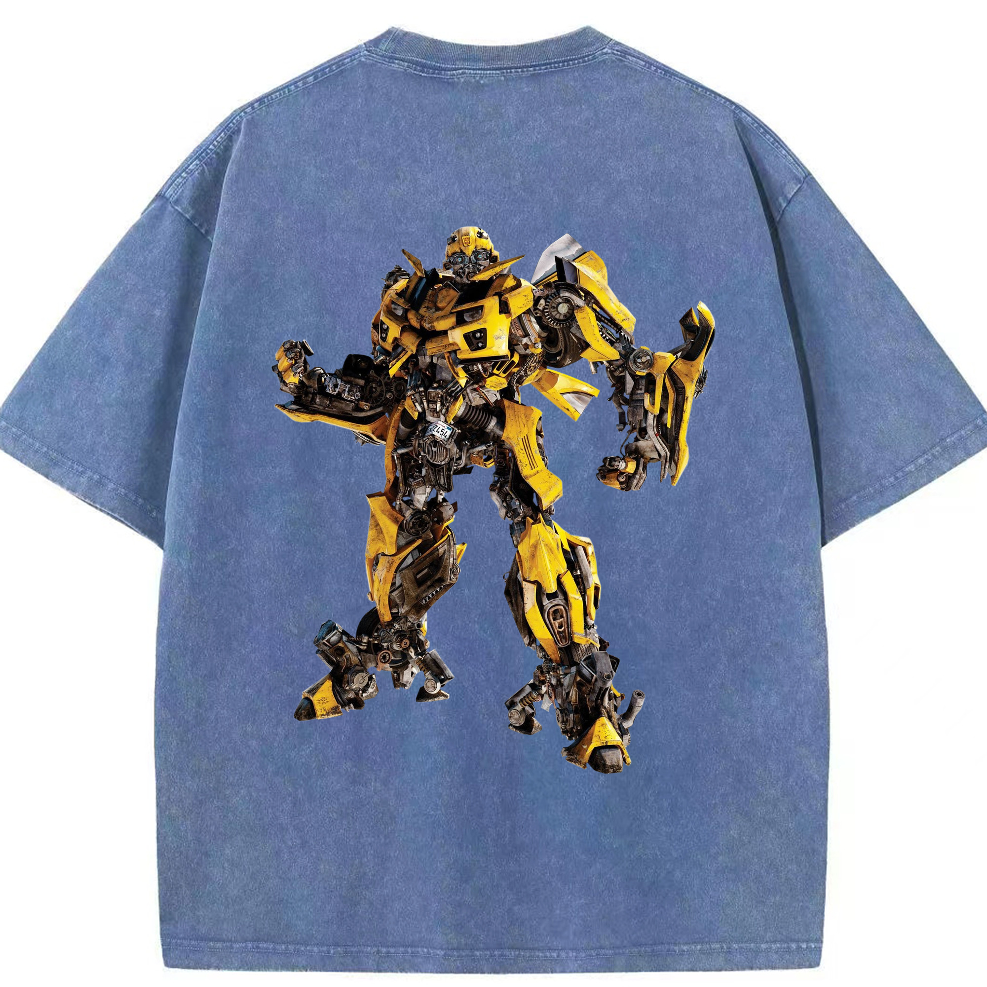 （画像用）  綿100% ヴィンテージ風 半袖Tシャツ（背面プリント）