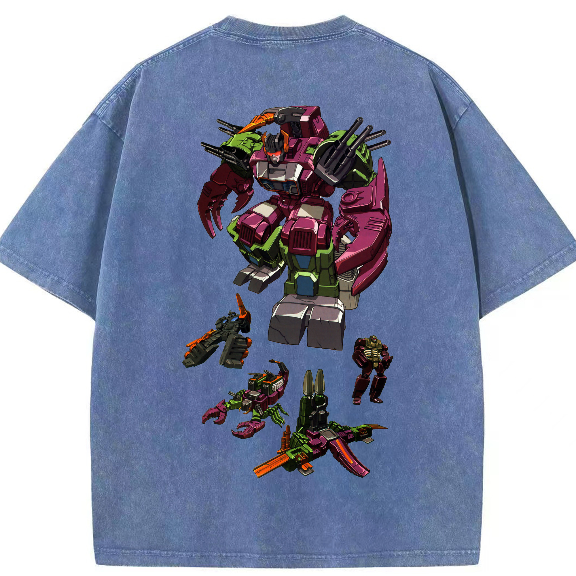 （画像用）  綿100% ヴィンテージ風 半袖Tシャツ（背面プリント）