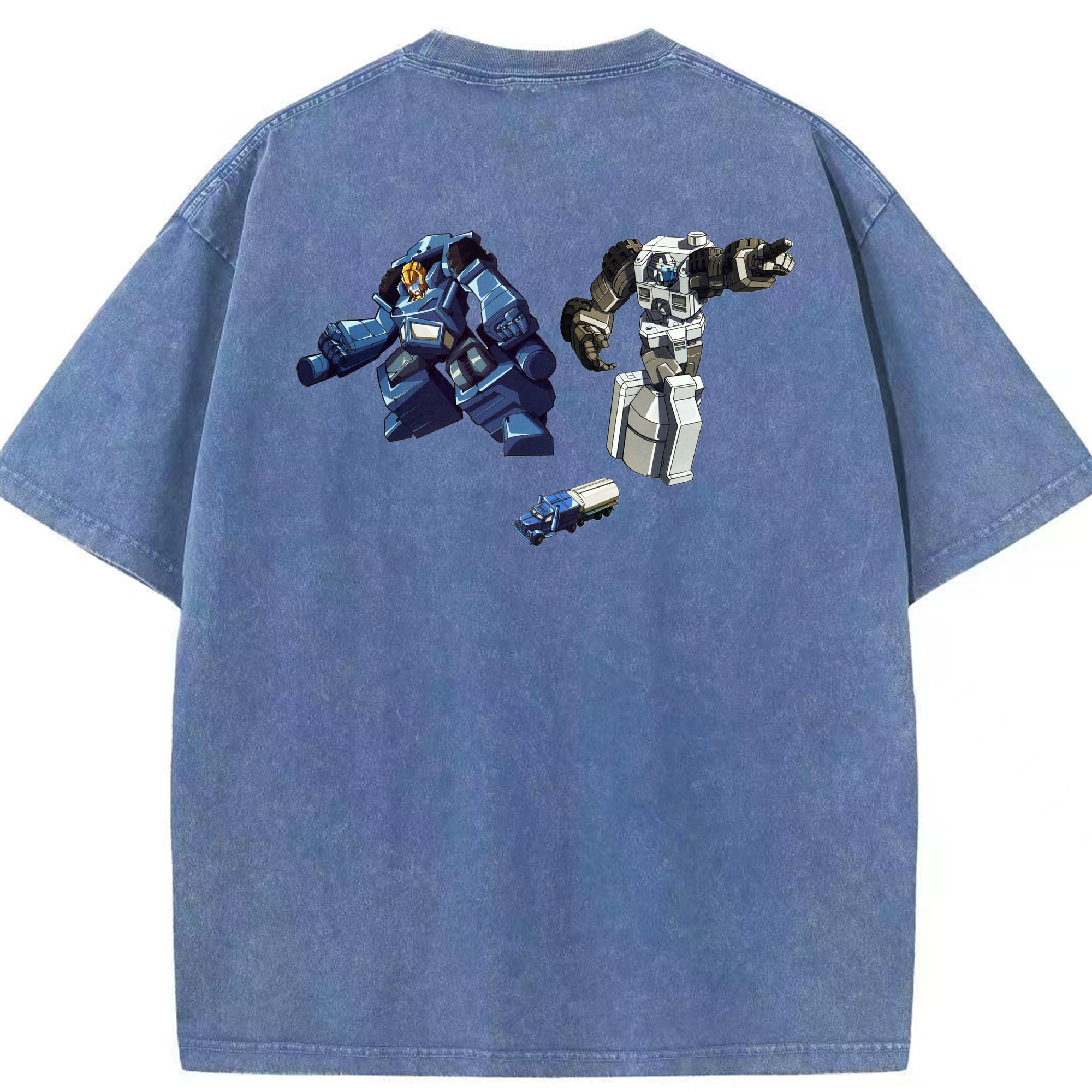 （画像用）  綿100% ヴィンテージ風 半袖Tシャツ（背面プリント）