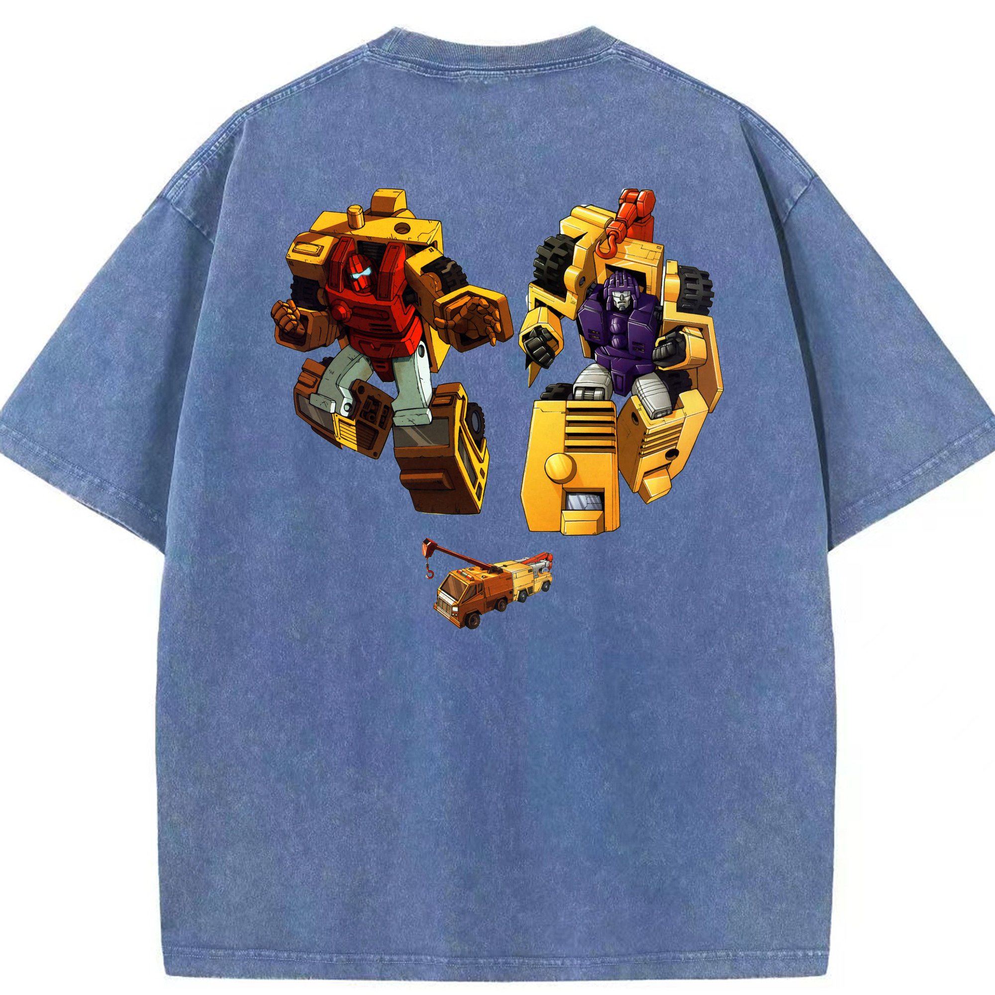 （画像用）  綿100% ヴィンテージ風 半袖Tシャツ（背面プリント）