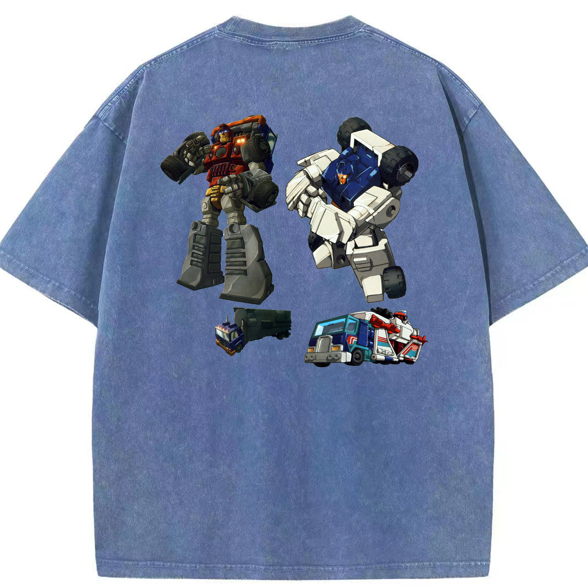 （画像用）  綿100% ヴィンテージ風 半袖Tシャツ（背面プリント）