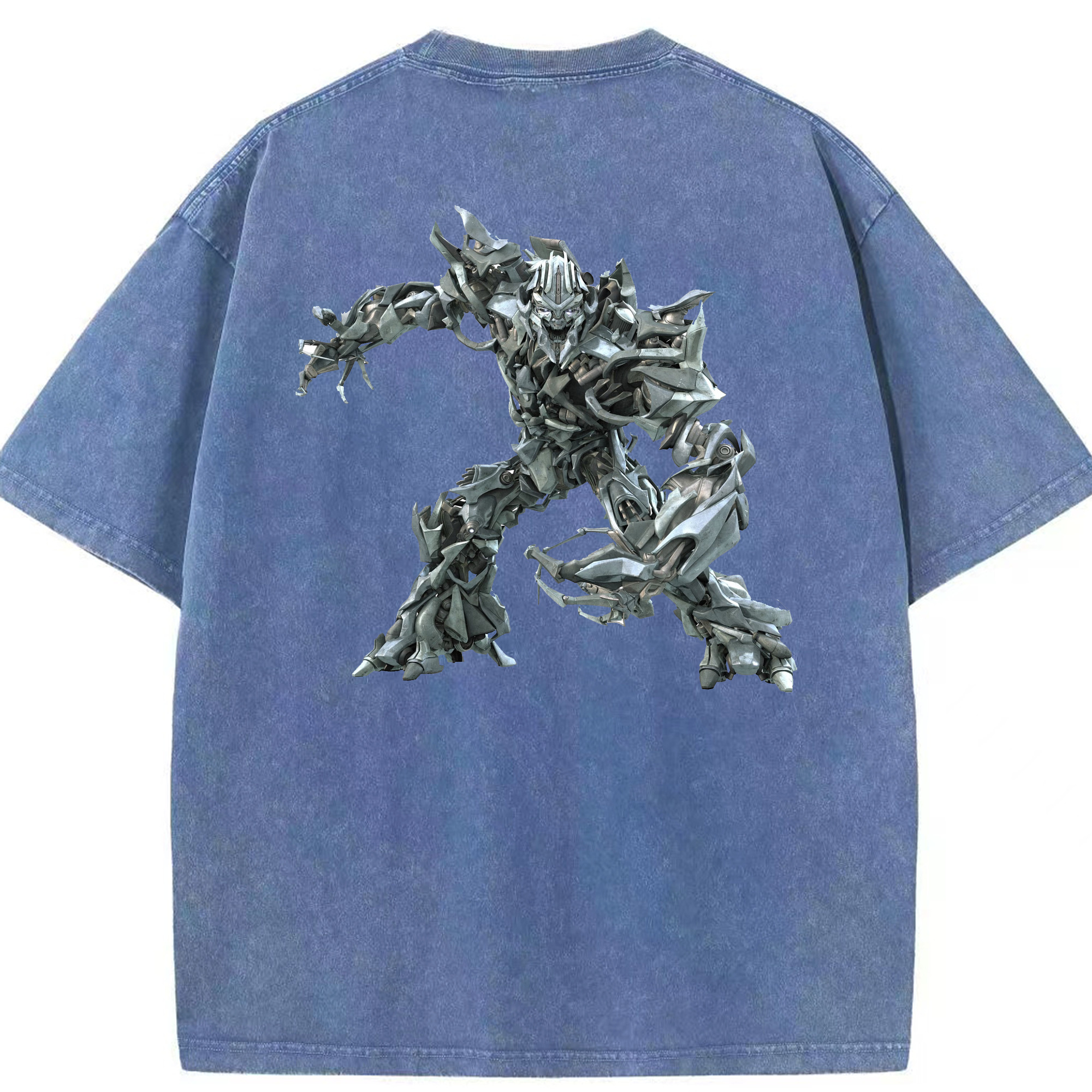 （画像用）  綿100% ヴィンテージ風 半袖Tシャツ（背面プリント）