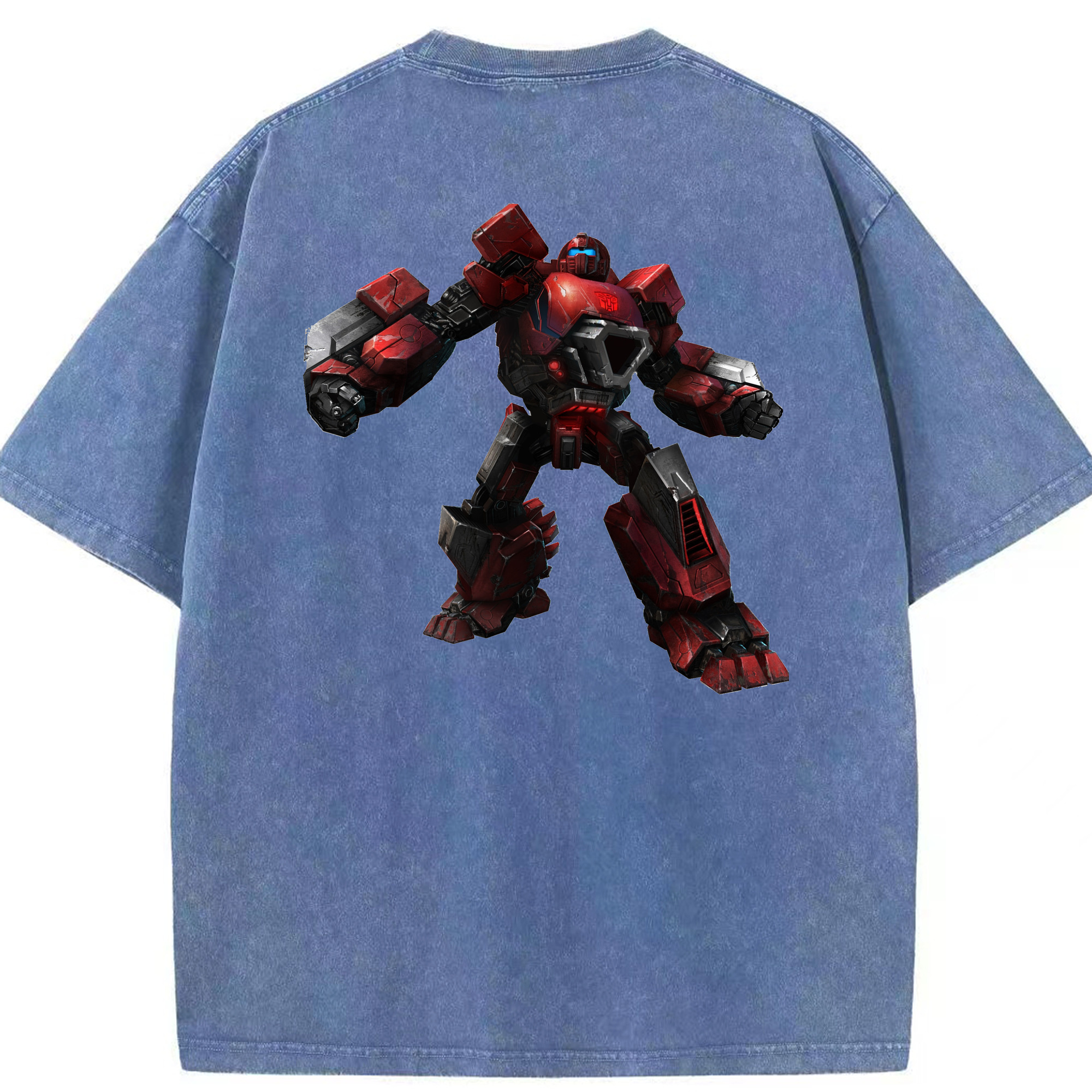 （画像用）  綿100% ヴィンテージ風 半袖Tシャツ（背面プリント）