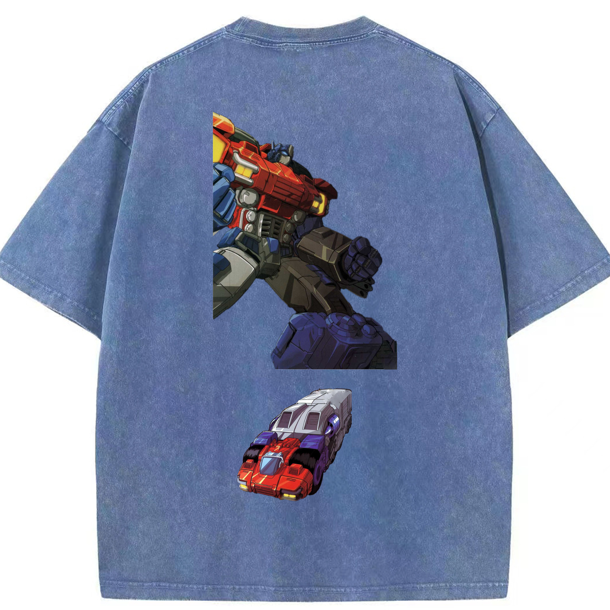 （画像用）  綿100% ヴィンテージ風 半袖Tシャツ（背面プリント）