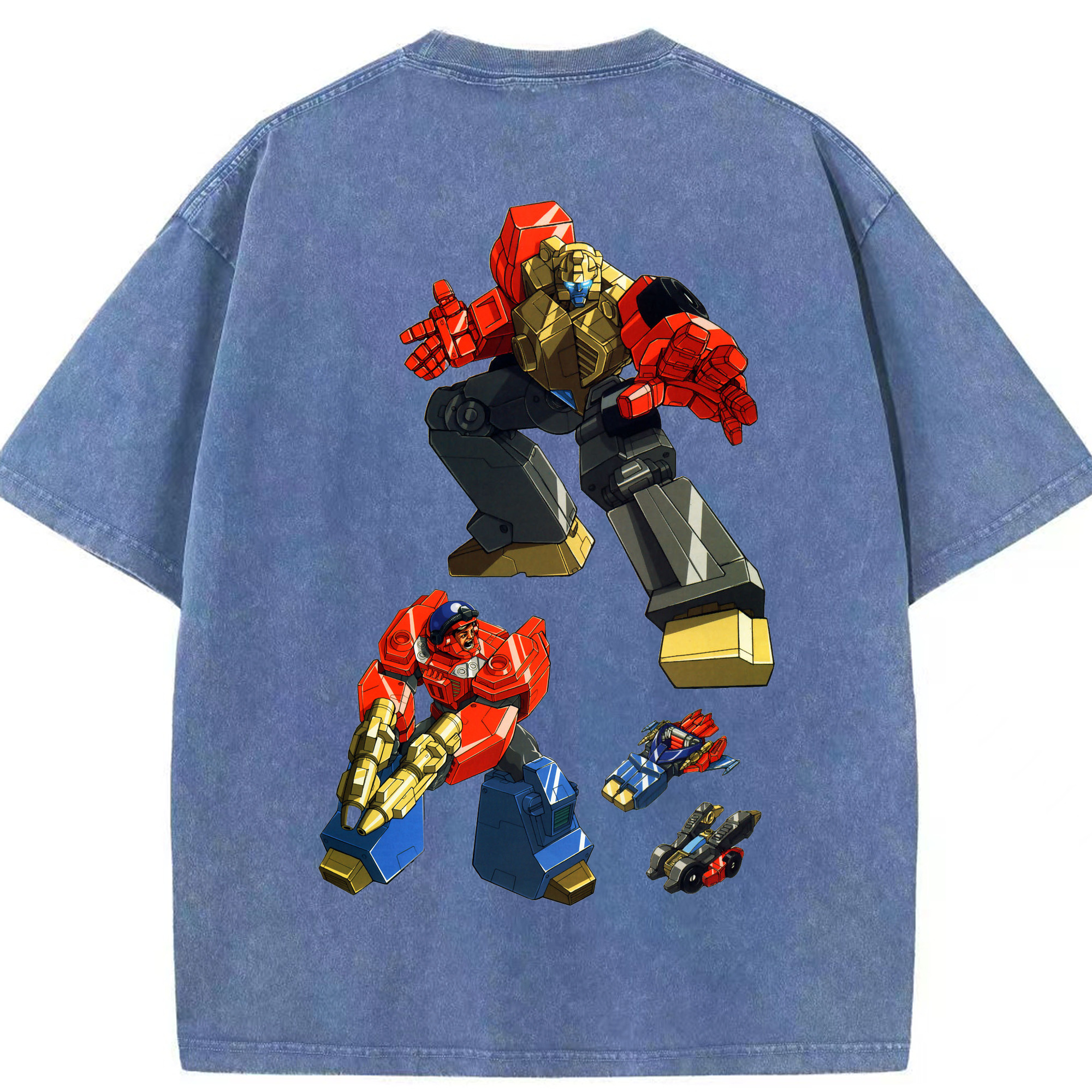（画像用）  綿100% ヴィンテージ風 半袖Tシャツ（背面プリント）
