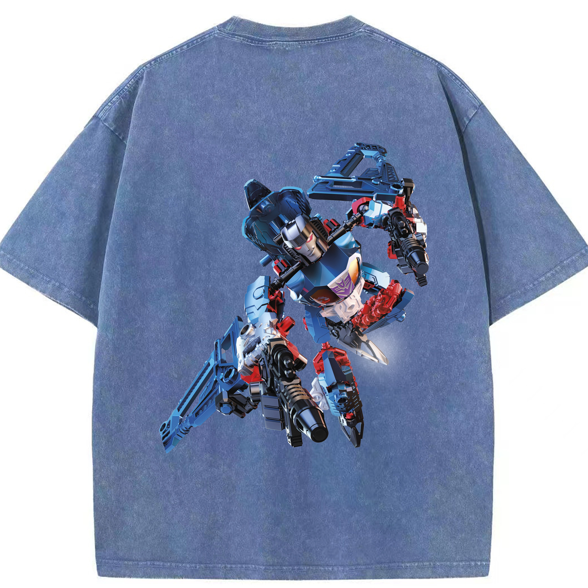 （画像用）  綿100% ヴィンテージ風 半袖Tシャツ（背面プリント）