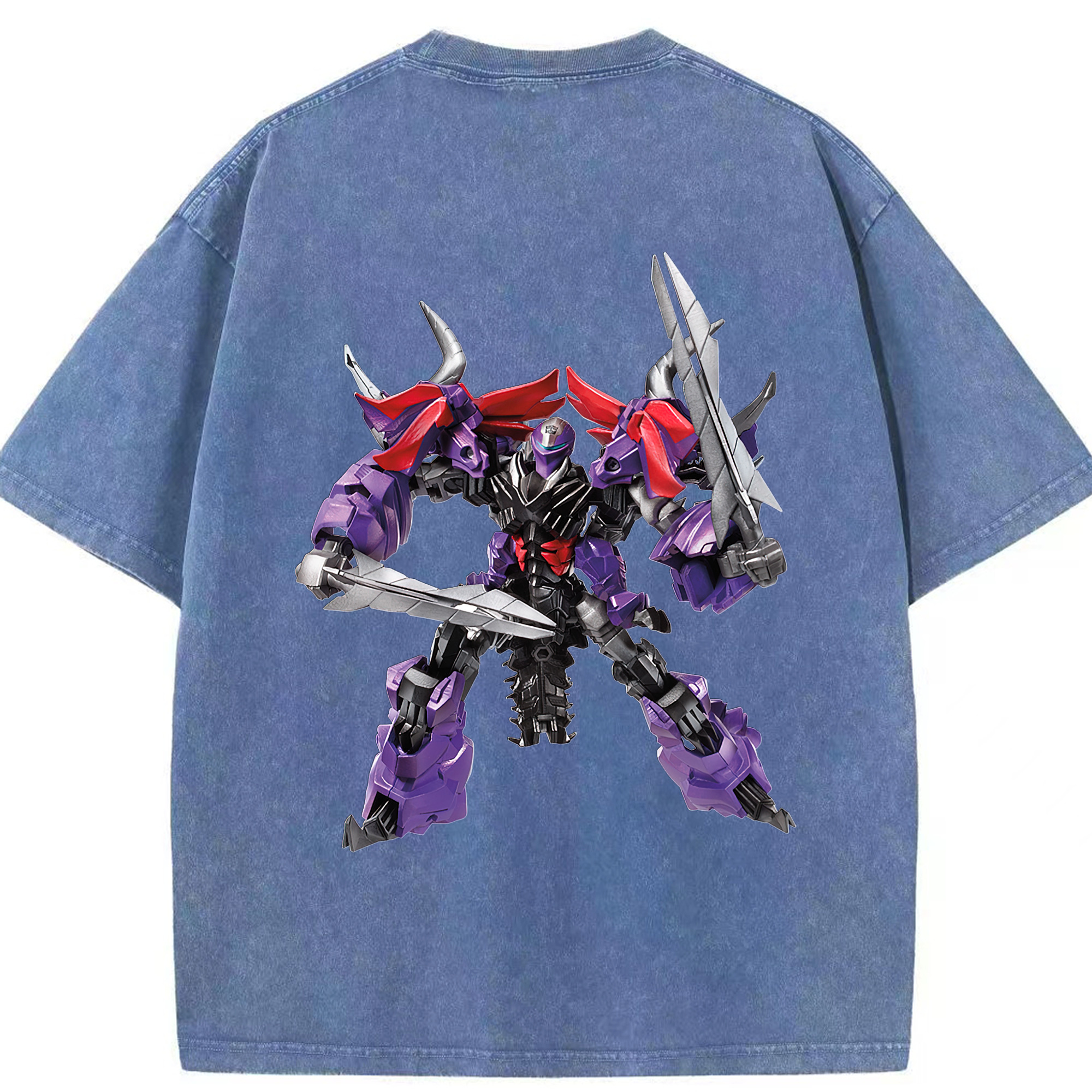 （画像用）  綿100% ヴィンテージ風 半袖Tシャツ（背面プリント）