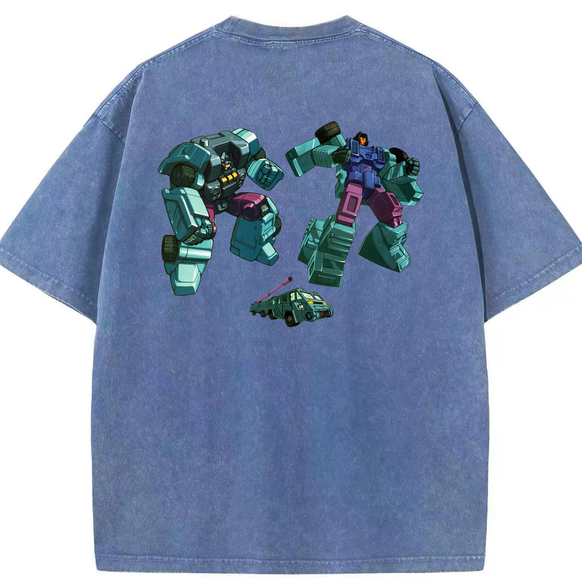 （画像用）  綿100% ヴィンテージ風 半袖Tシャツ（背面プリント）