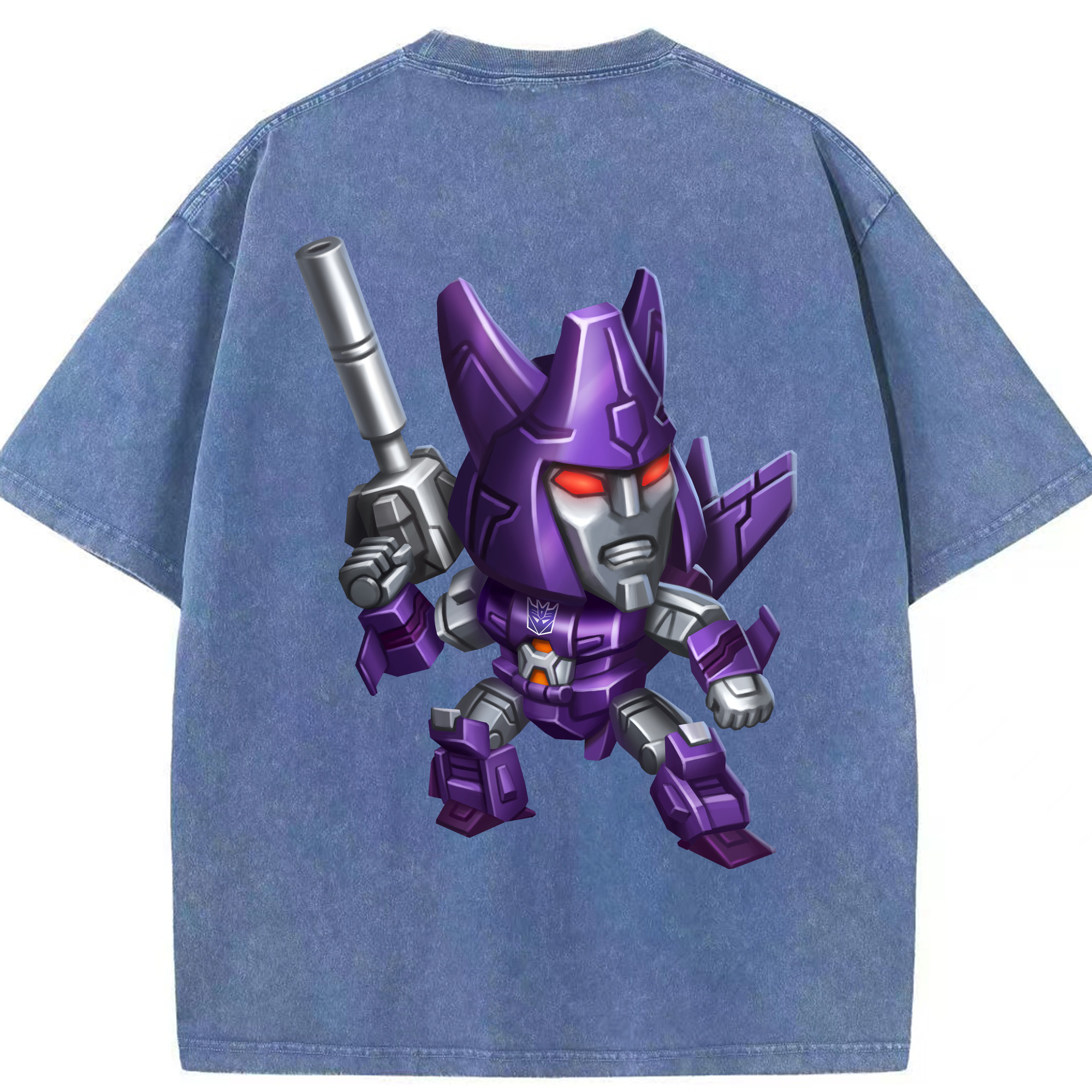 （画像用）  綿100% ヴィンテージ風 半袖Tシャツ（背面プリント）