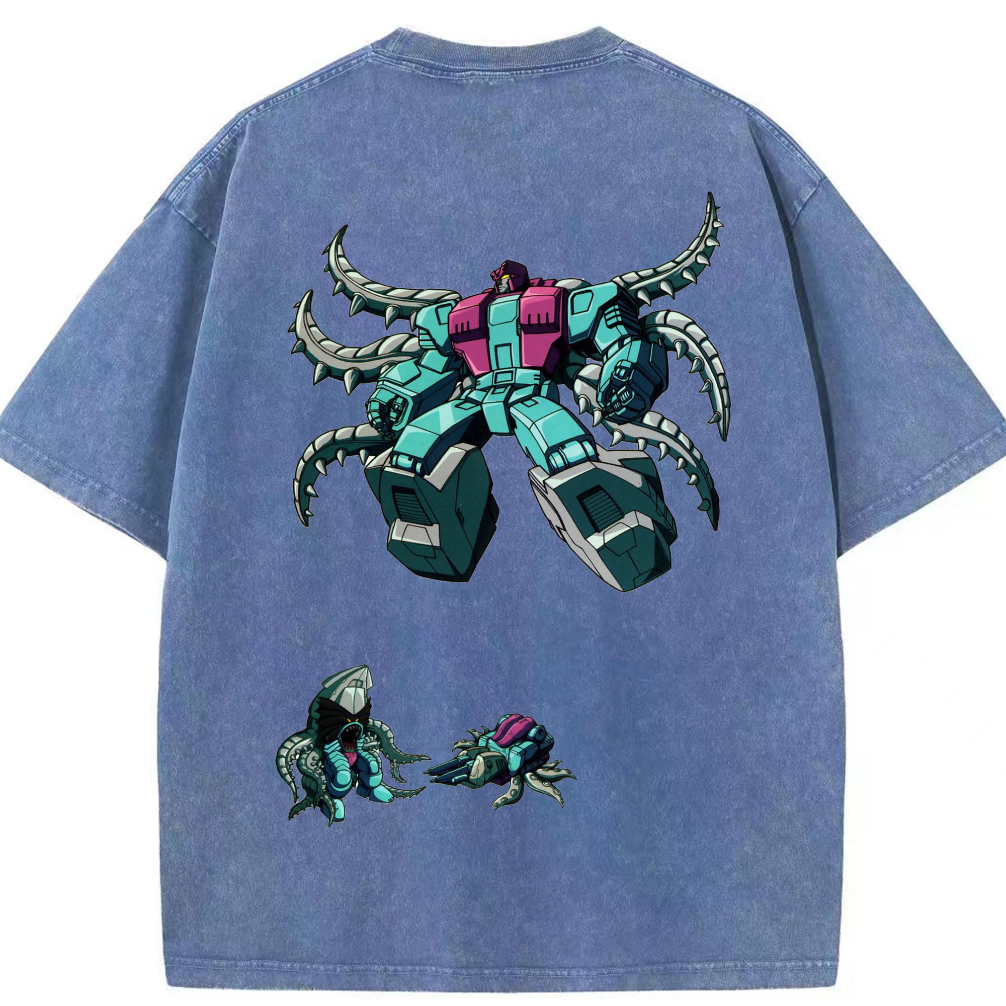 （画像用）  綿100% ヴィンテージ風 半袖Tシャツ（背面プリント）