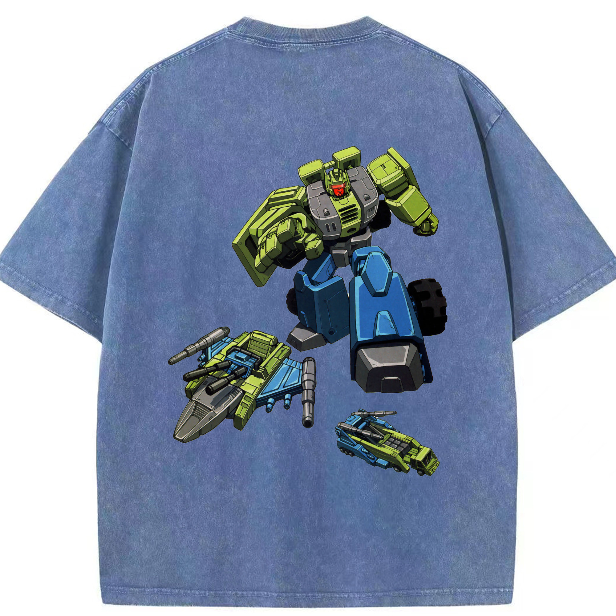 （画像用）  綿100% ヴィンテージ風 半袖Tシャツ（背面プリント）