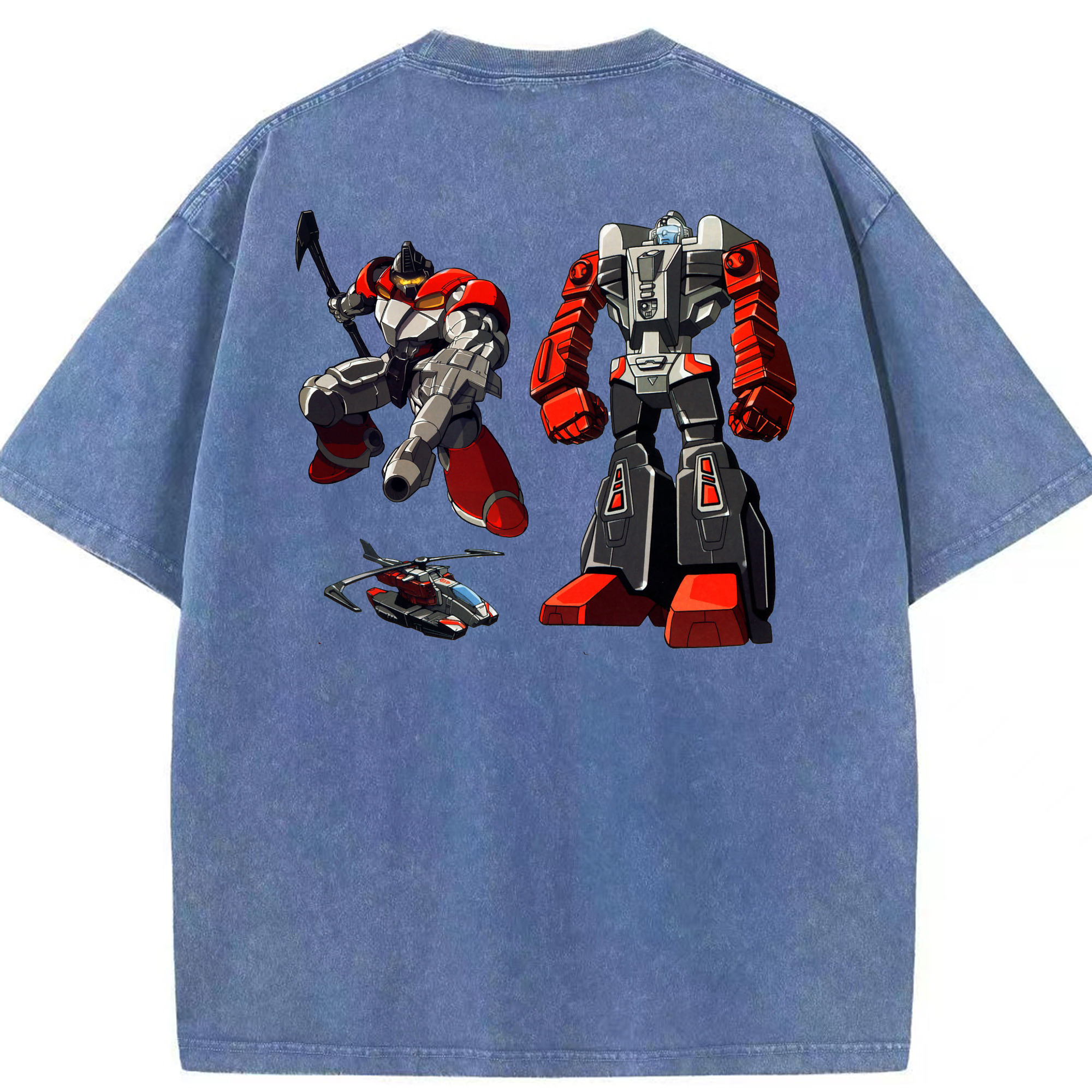 （画像用）  綿100% ヴィンテージ風 半袖Tシャツ（背面プリント）