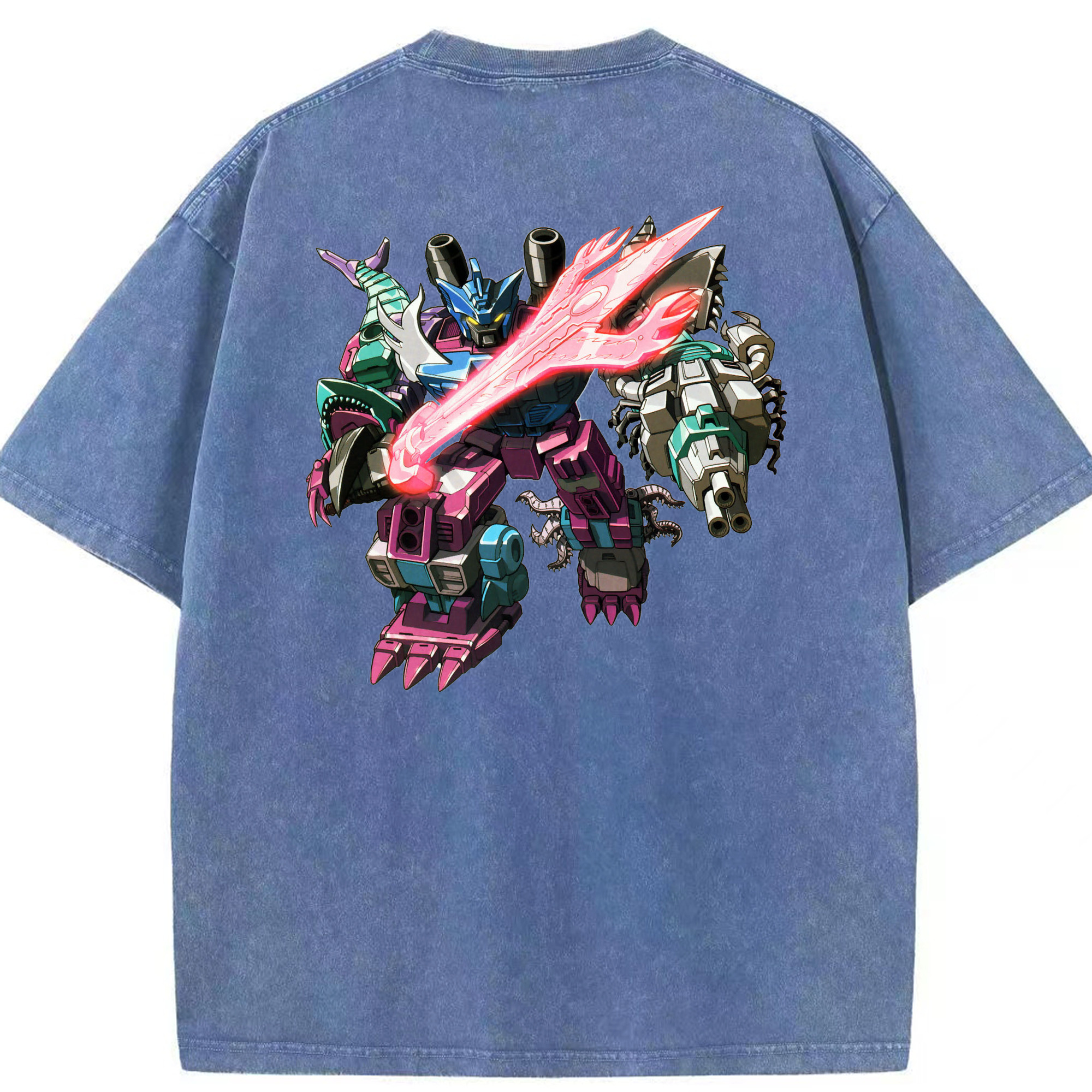 （画像用）  綿100% ヴィンテージ風 半袖Tシャツ（背面プリント）