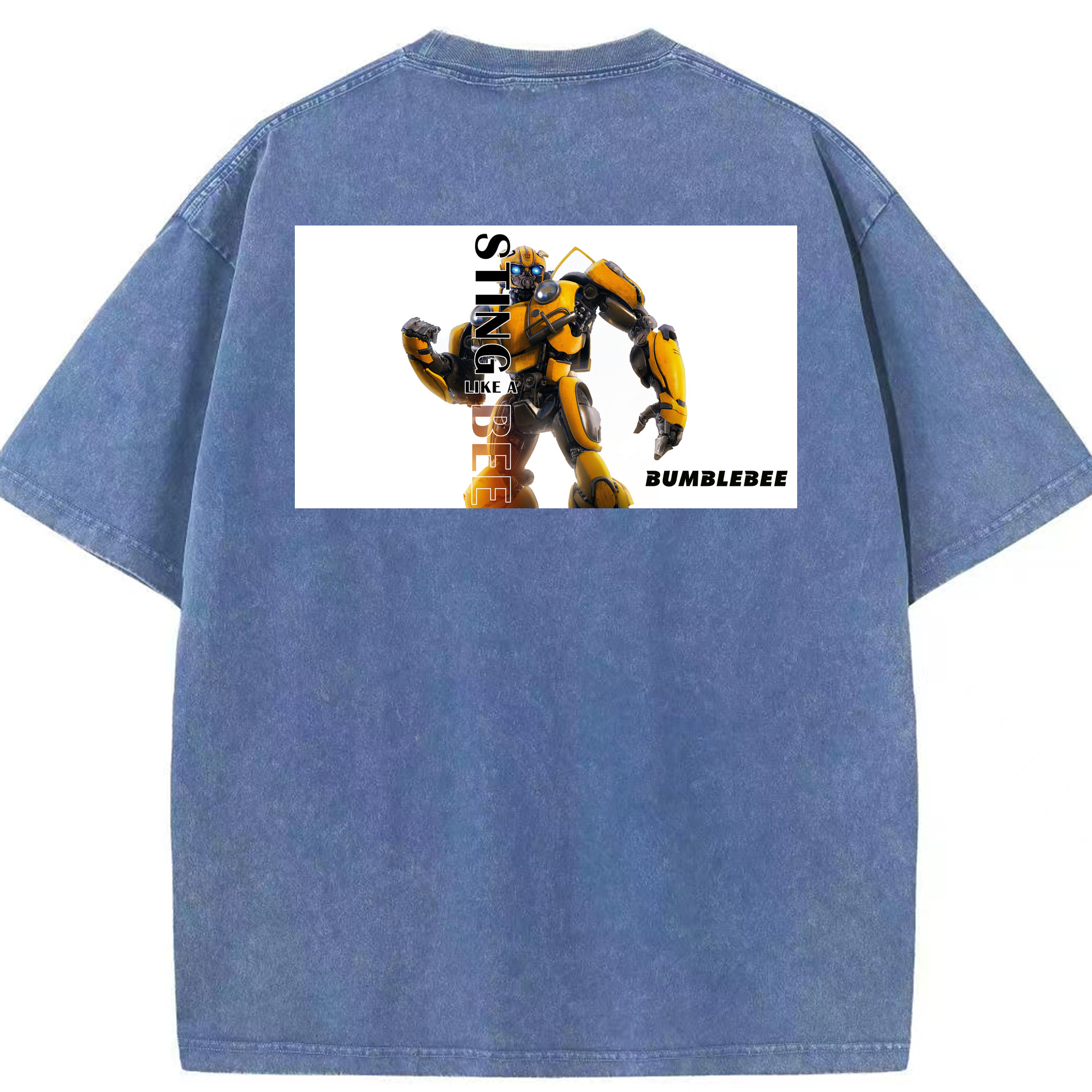 （画像用）  綿100% ヴィンテージ風 半袖Tシャツ（背面プリント）