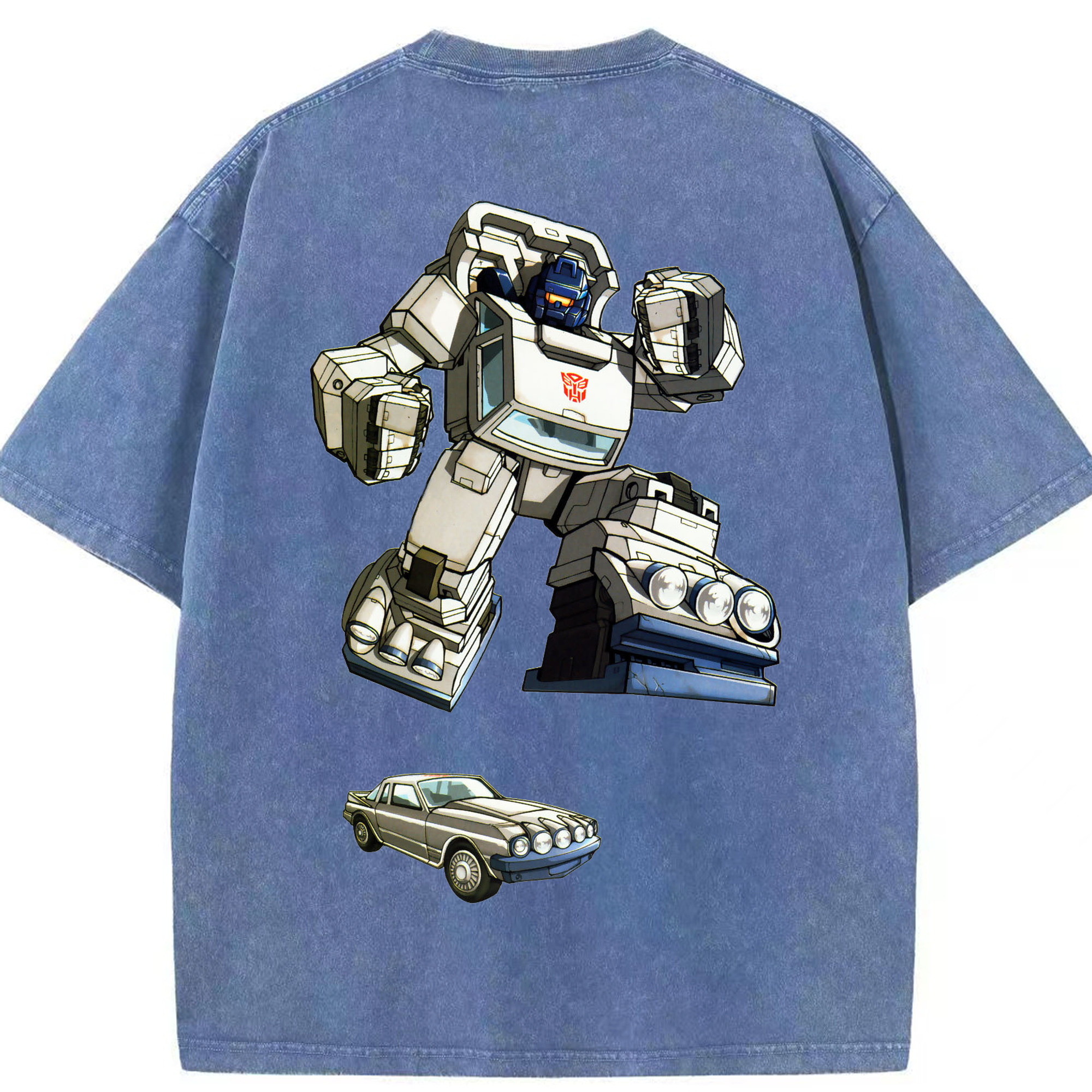 （画像用）  綿100% ヴィンテージ風 半袖Tシャツ（背面プリント）