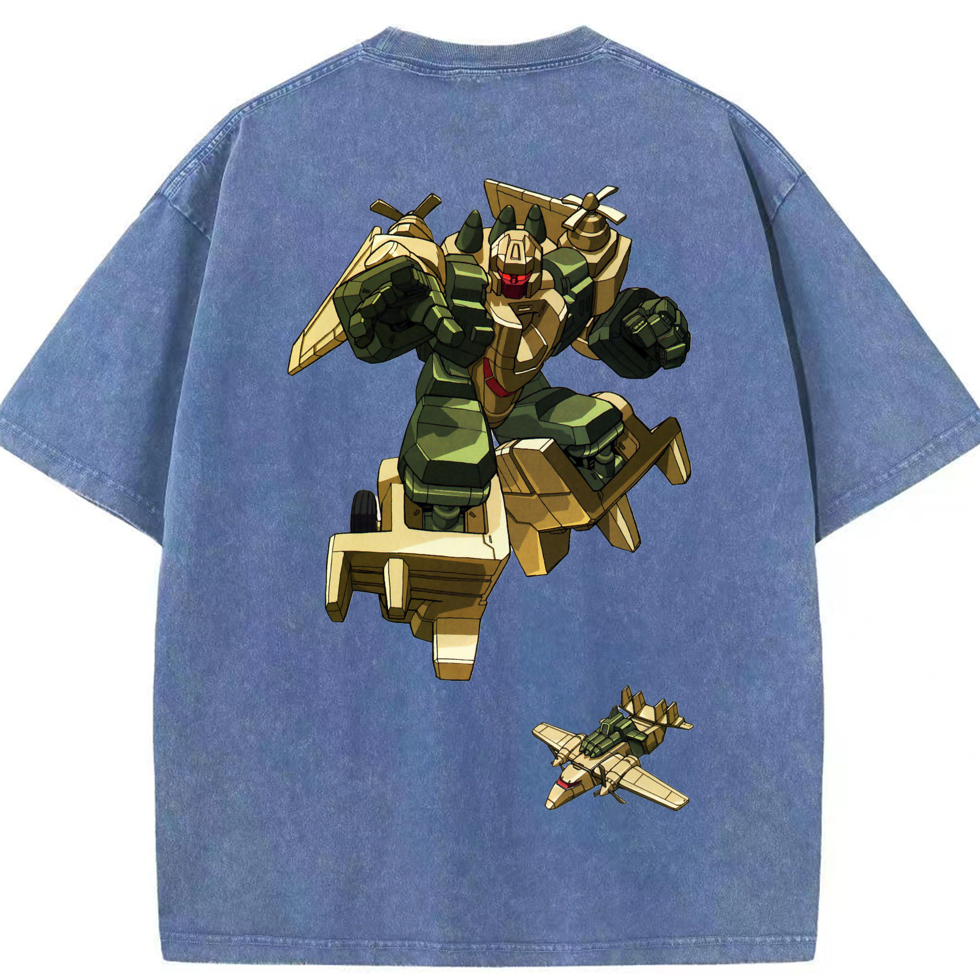 （画像用）  綿100% ヴィンテージ風 半袖Tシャツ（背面プリント）