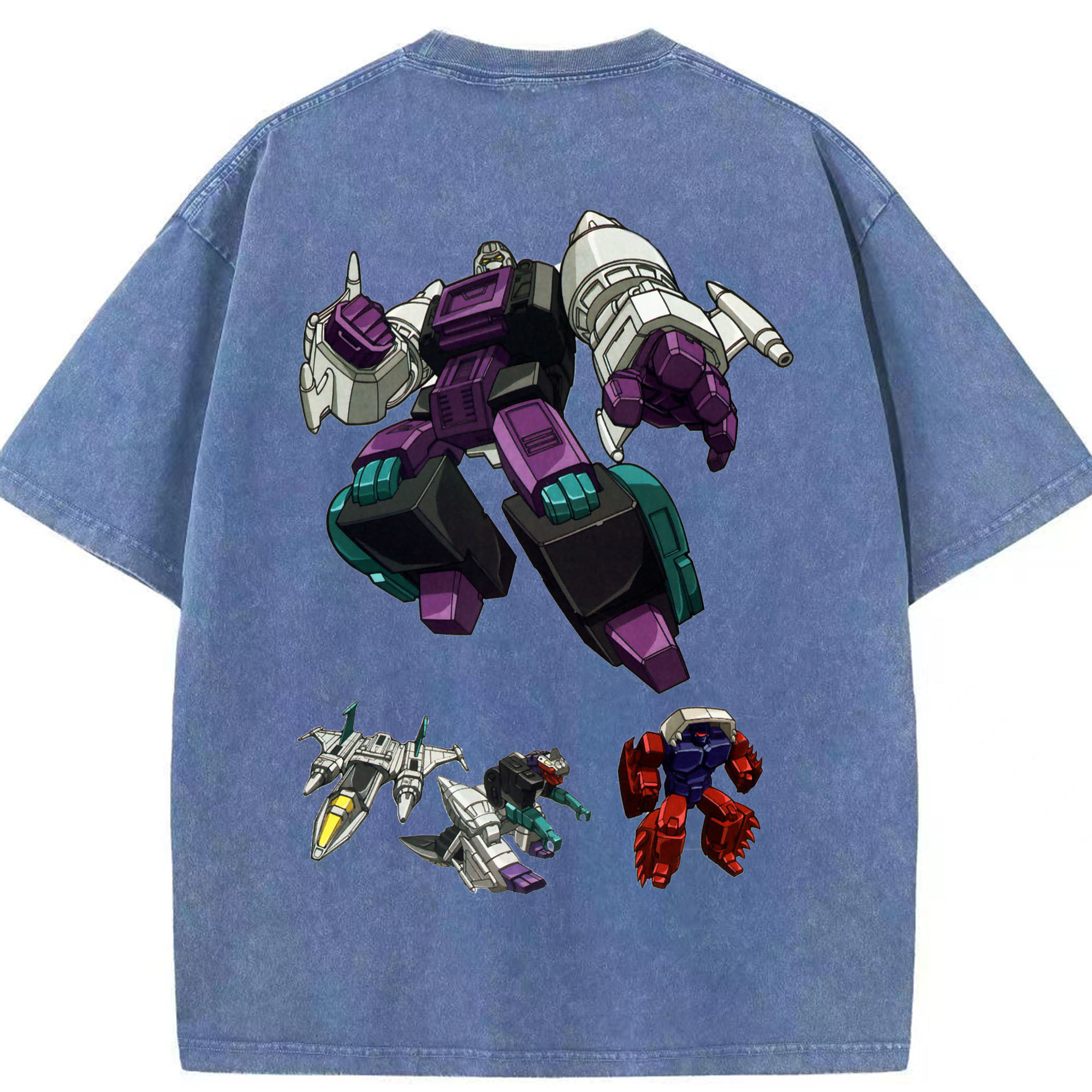 （画像用）  綿100% ヴィンテージ風 半袖Tシャツ（背面プリント）