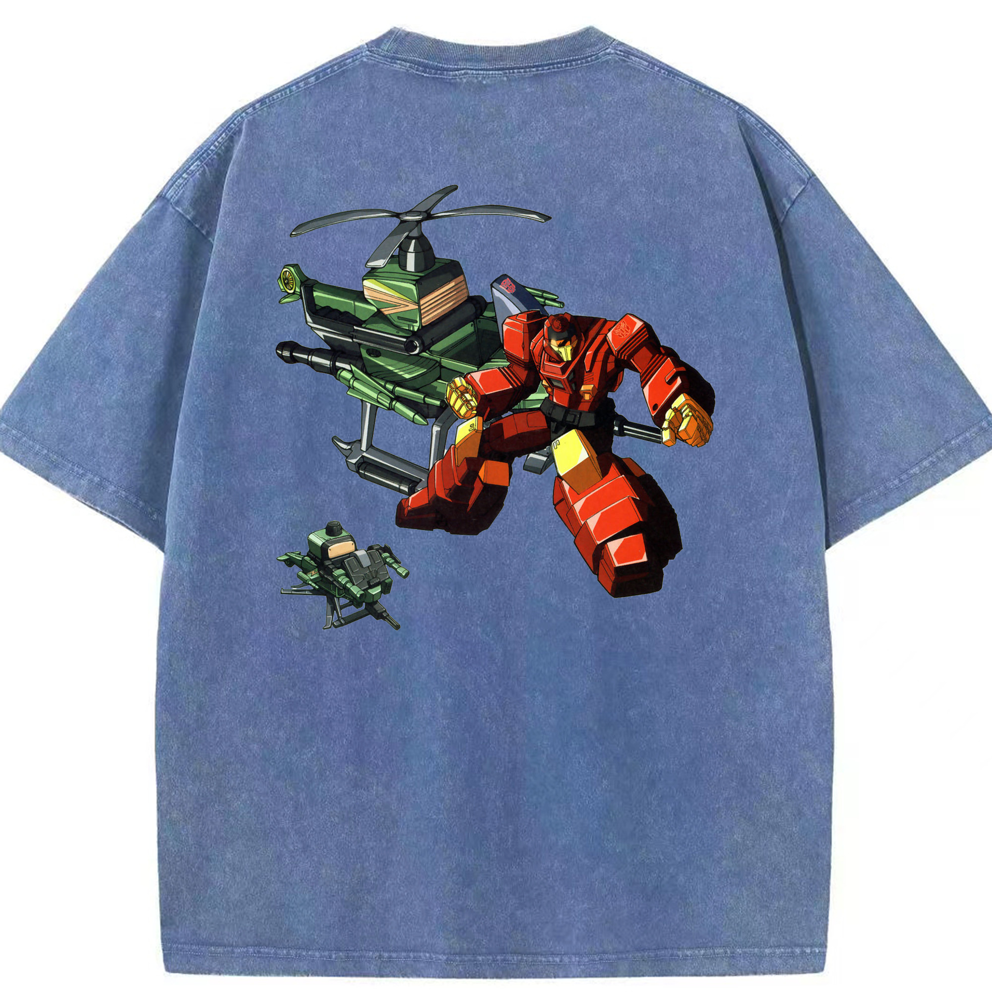 （画像用）  綿100% ヴィンテージ風 半袖Tシャツ（背面プリント）