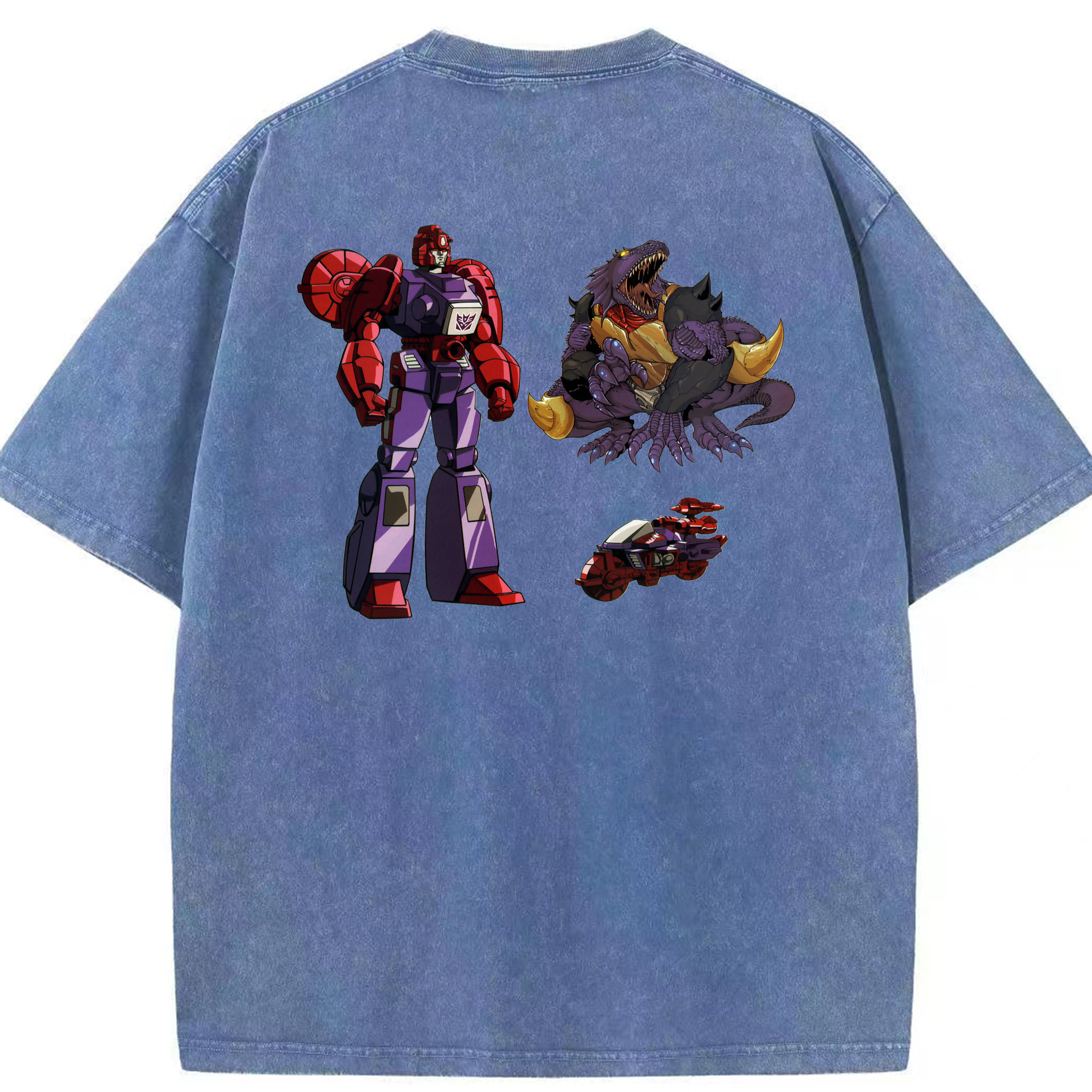 （画像用）  綿100% ヴィンテージ風 半袖Tシャツ（背面プリント）