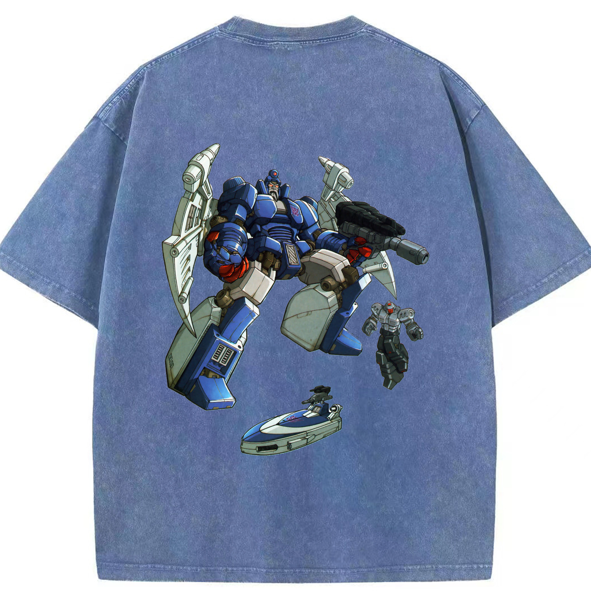 （画像用）  綿100% ヴィンテージ風 半袖Tシャツ（背面プリント）