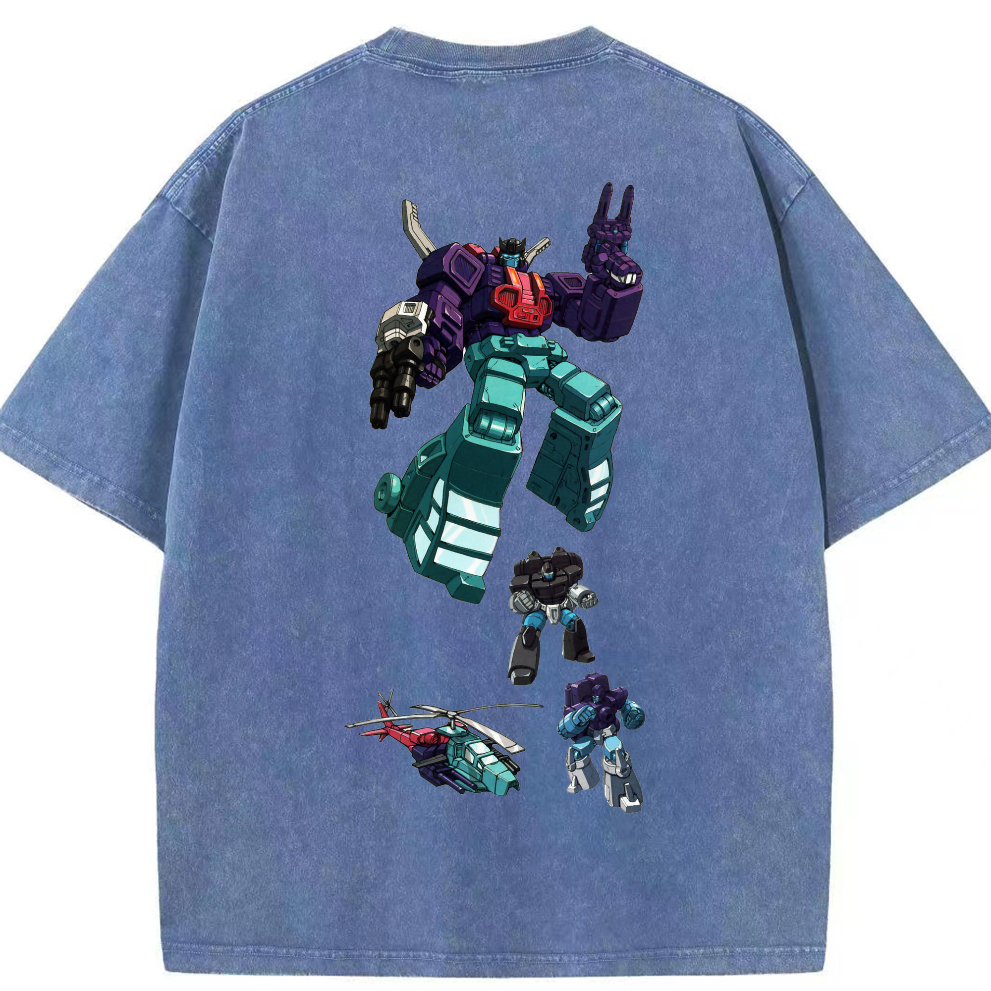 （画像用）  綿100% ヴィンテージ風 半袖Tシャツ（背面プリント）