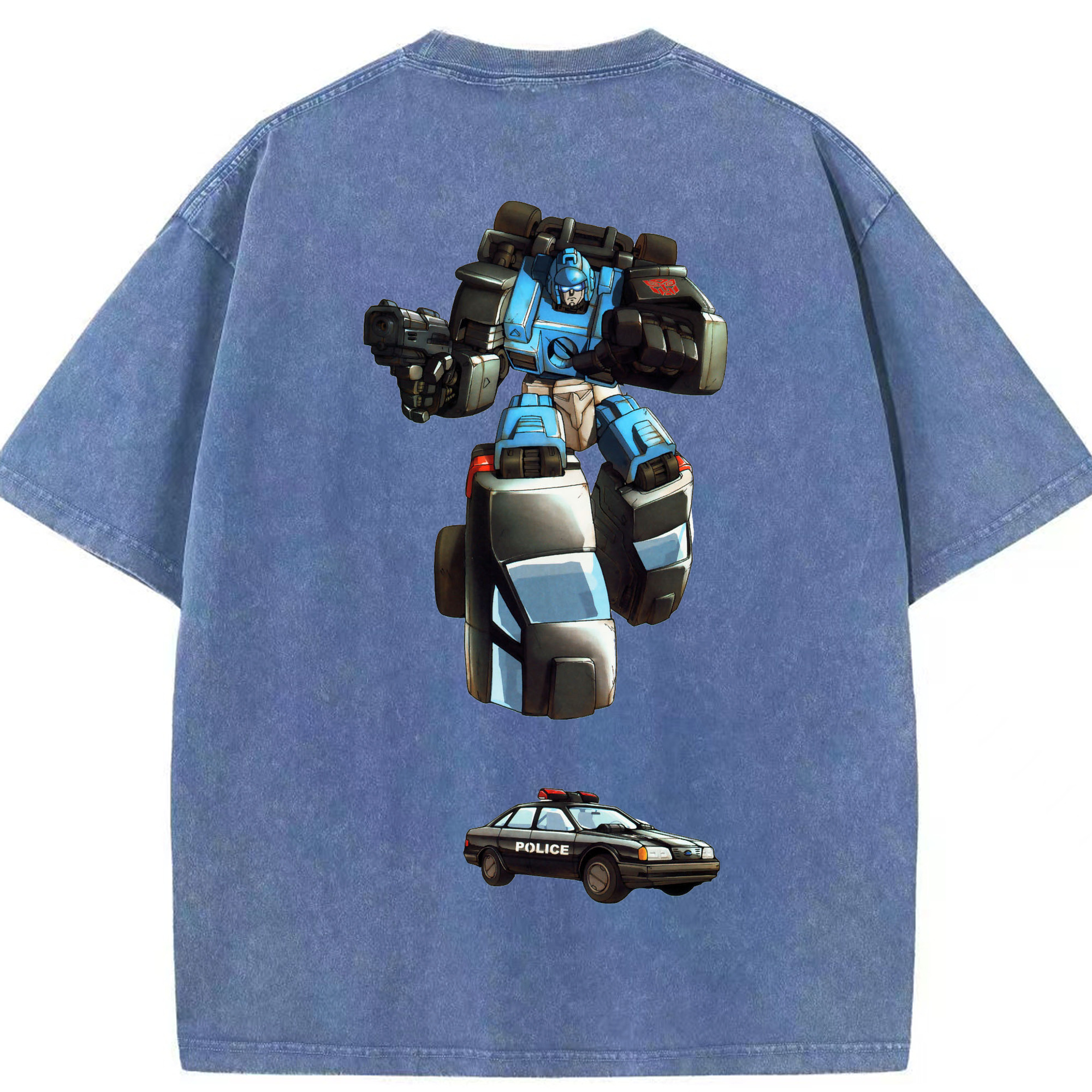 （画像用）  綿100% ヴィンテージ風 半袖Tシャツ（背面プリント）