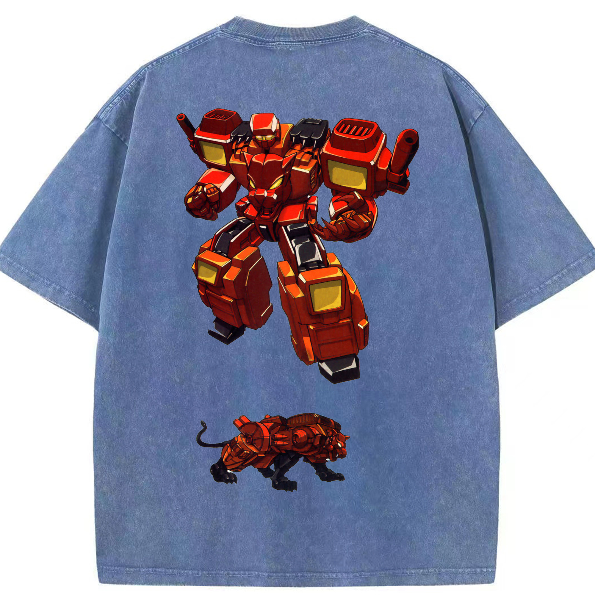 （画像用）  綿100% ヴィンテージ風 半袖Tシャツ（背面プリント）