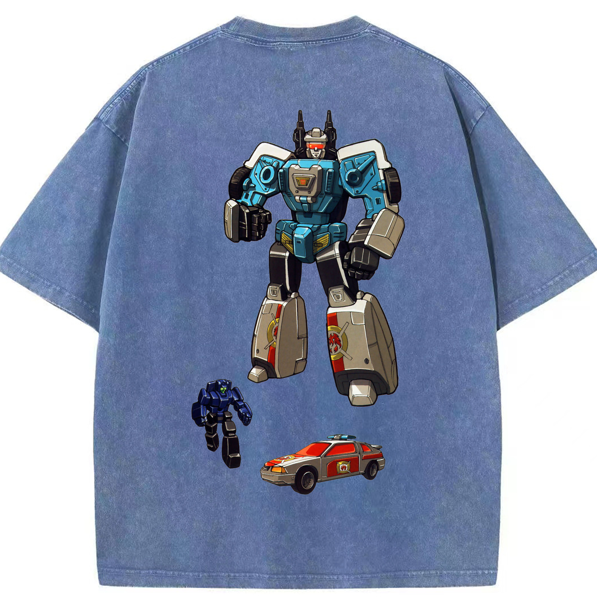 （画像用）  綿100% ヴィンテージ風 半袖Tシャツ（背面プリント）