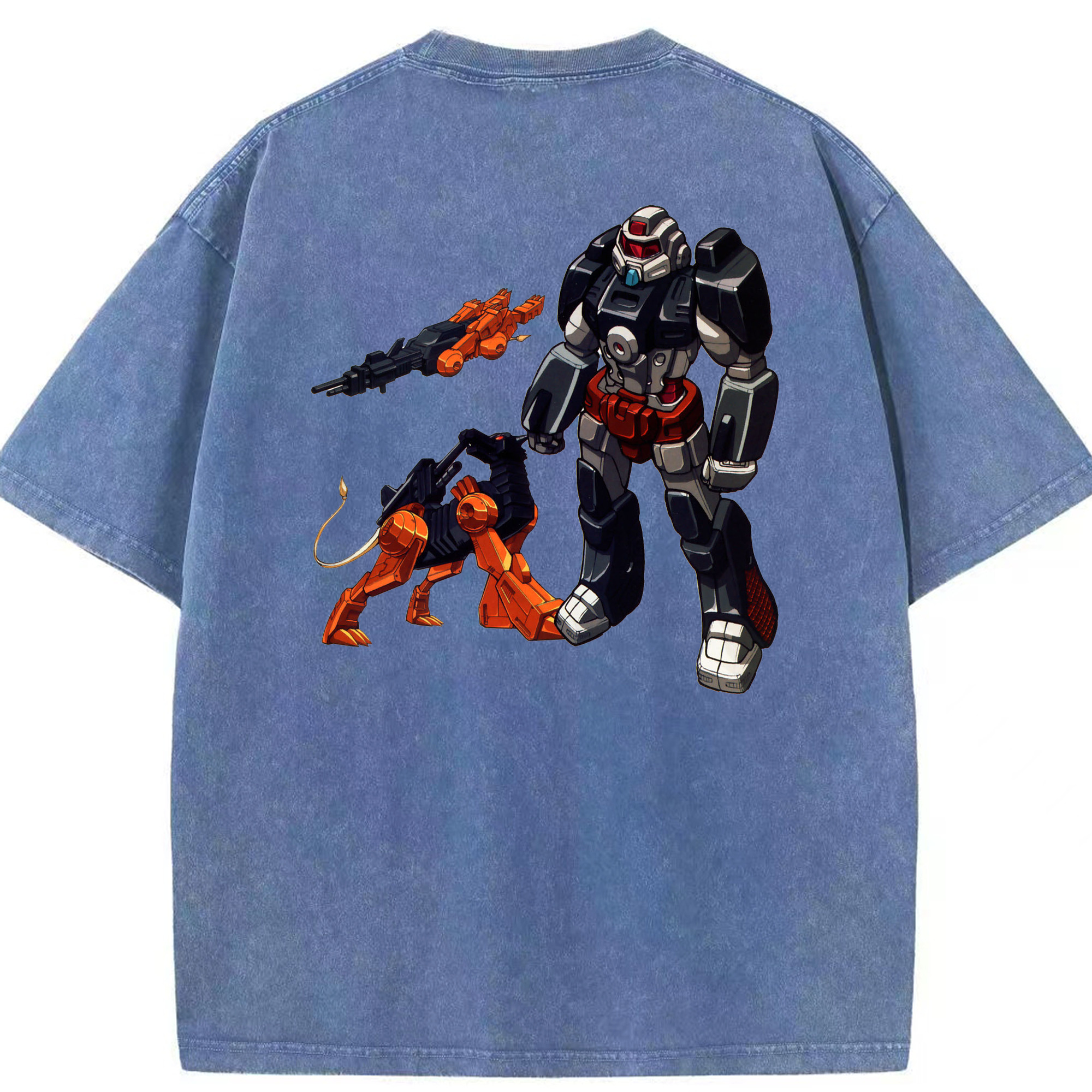 （画像用）  綿100% ヴィンテージ風 半袖Tシャツ（背面プリント）