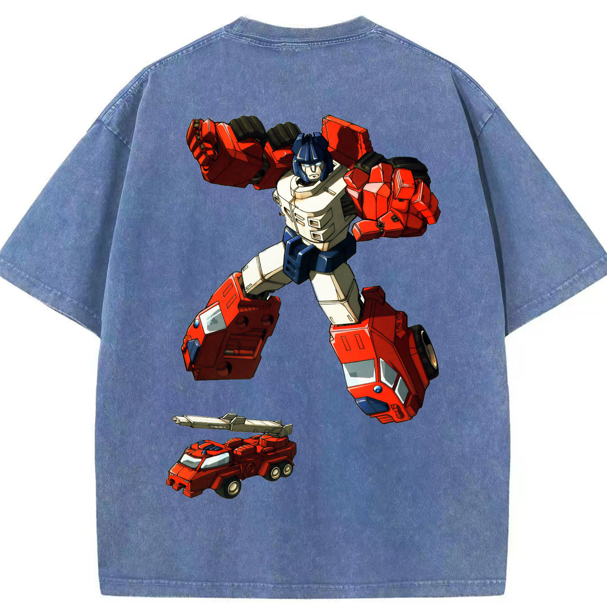 （画像用）  綿100% ヴィンテージ風 半袖Tシャツ（背面プリント）