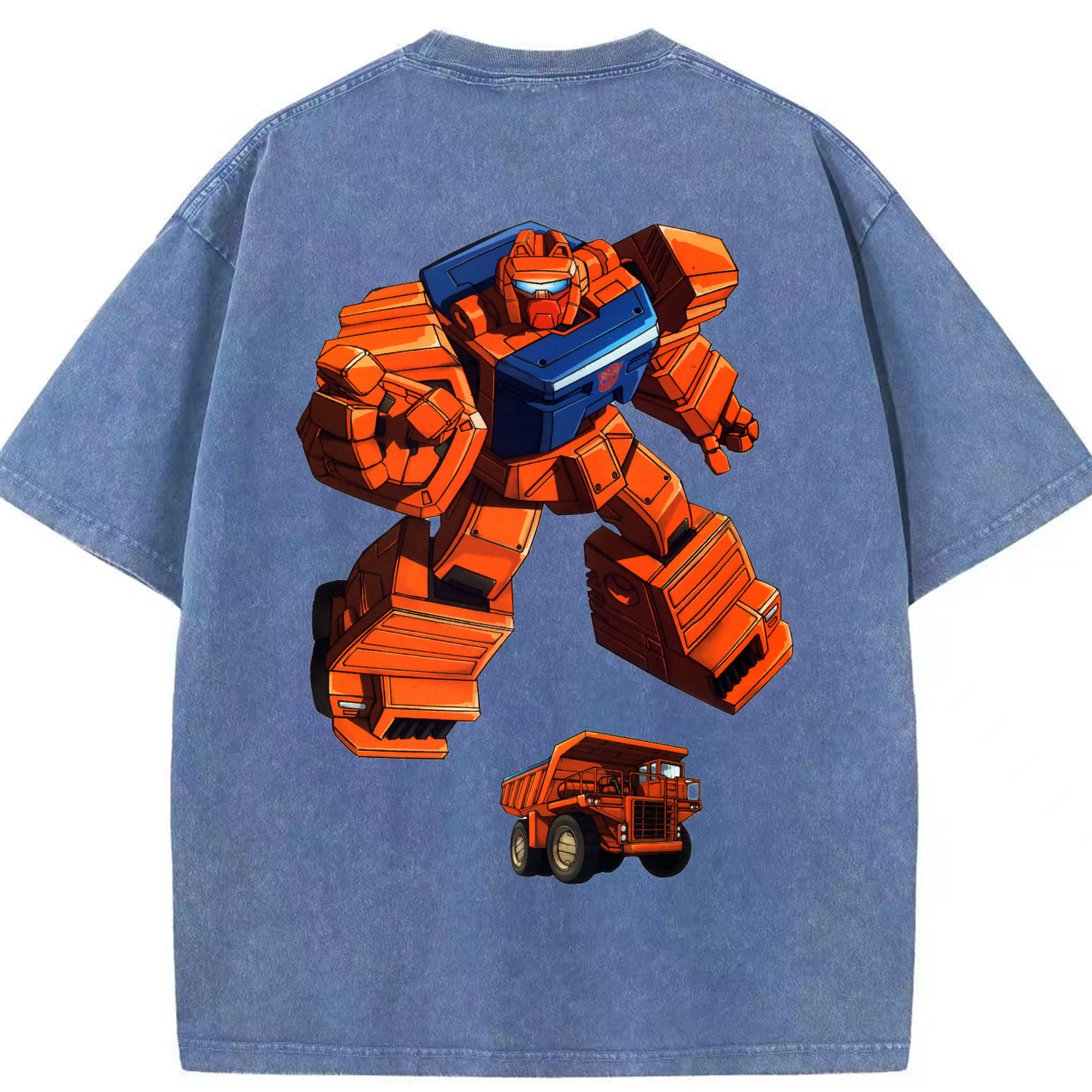 （画像用）  綿100% ヴィンテージ風 半袖Tシャツ（背面プリント）