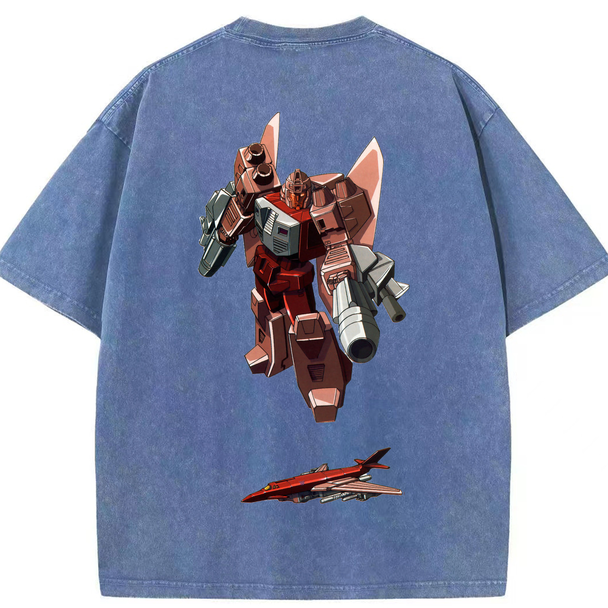 （画像用）  綿100% ヴィンテージ風 半袖Tシャツ（背面プリント）