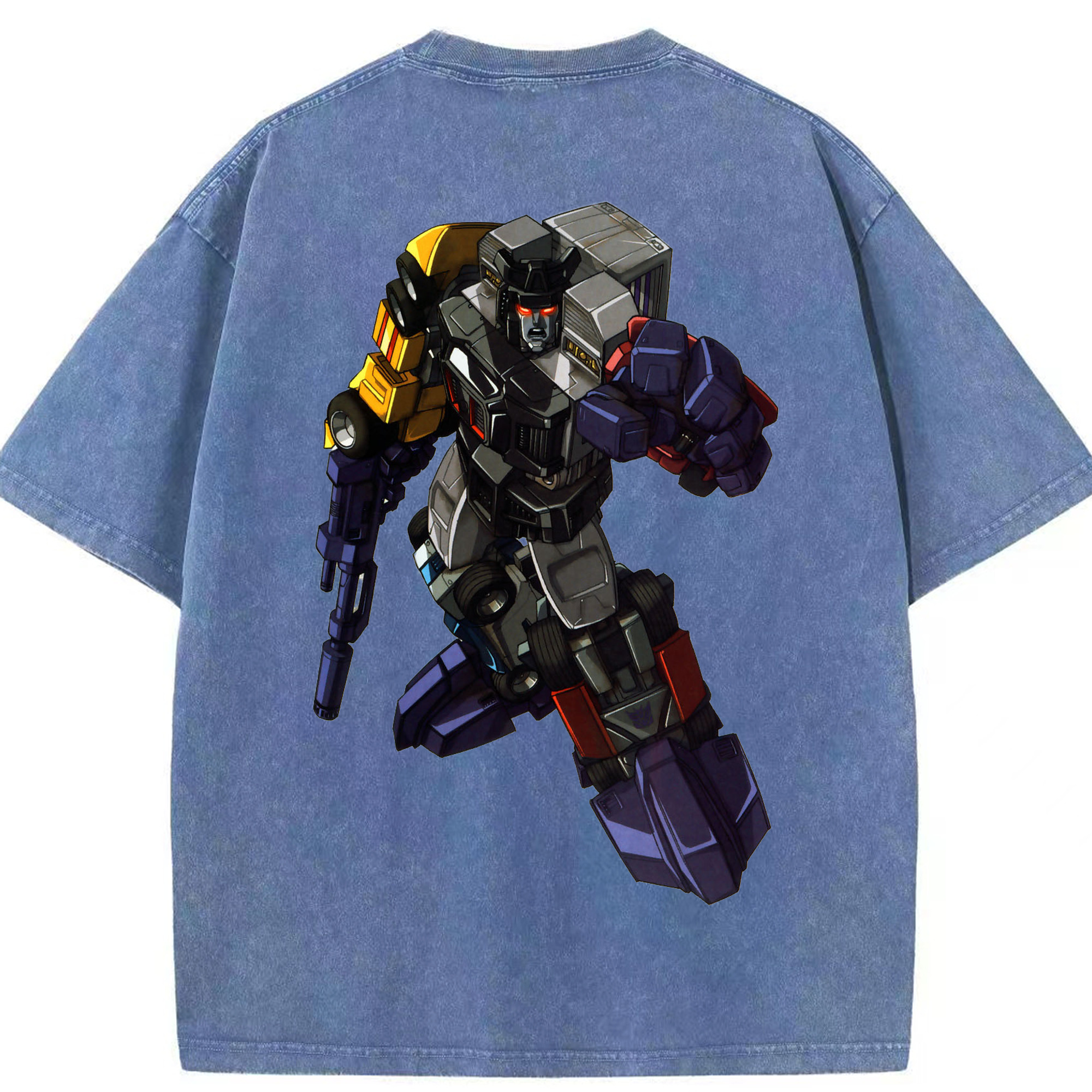 （画像用）  綿100% ヴィンテージ風 半袖Tシャツ（背面プリント）