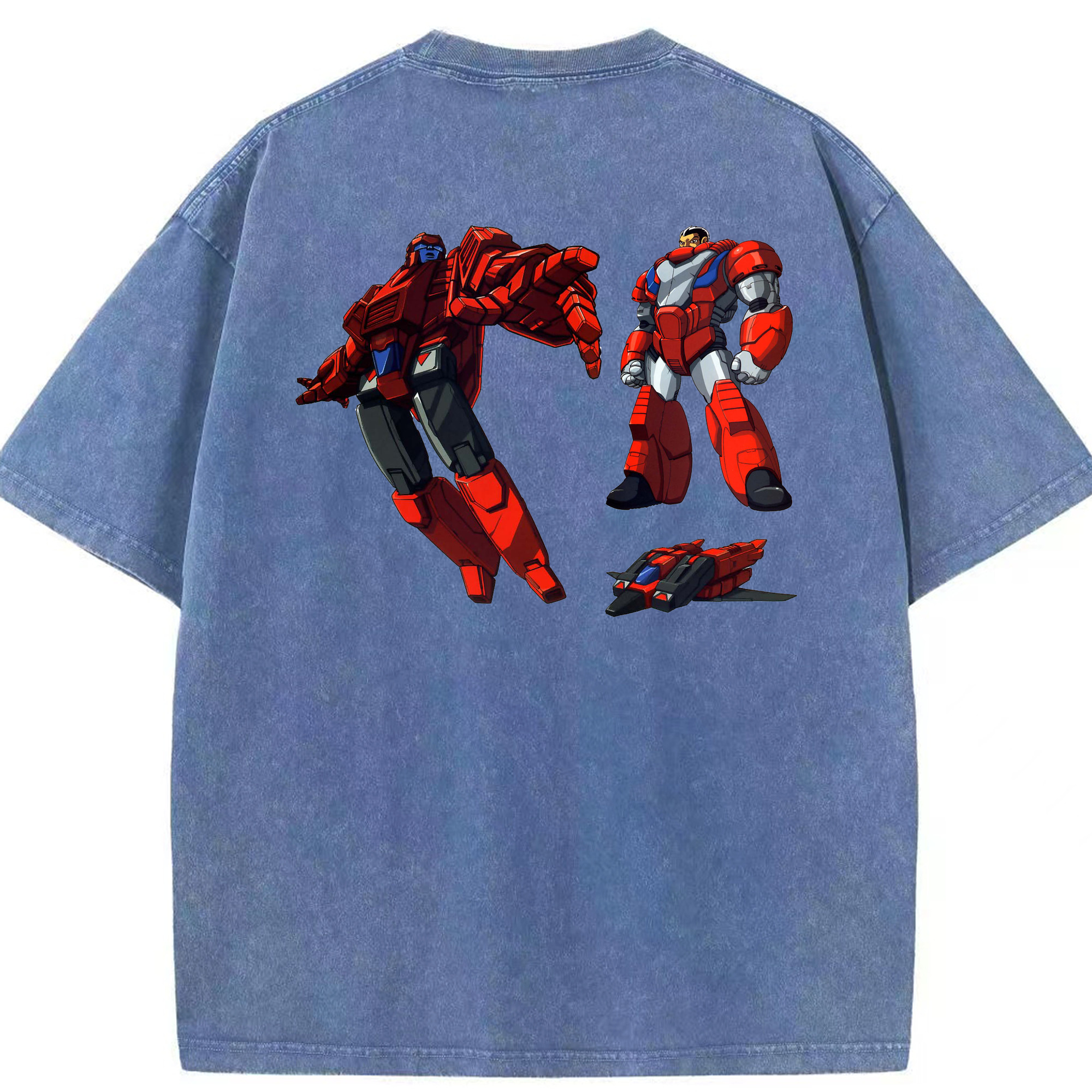 （画像用）  綿100% ヴィンテージ風 半袖Tシャツ（背面プリント）