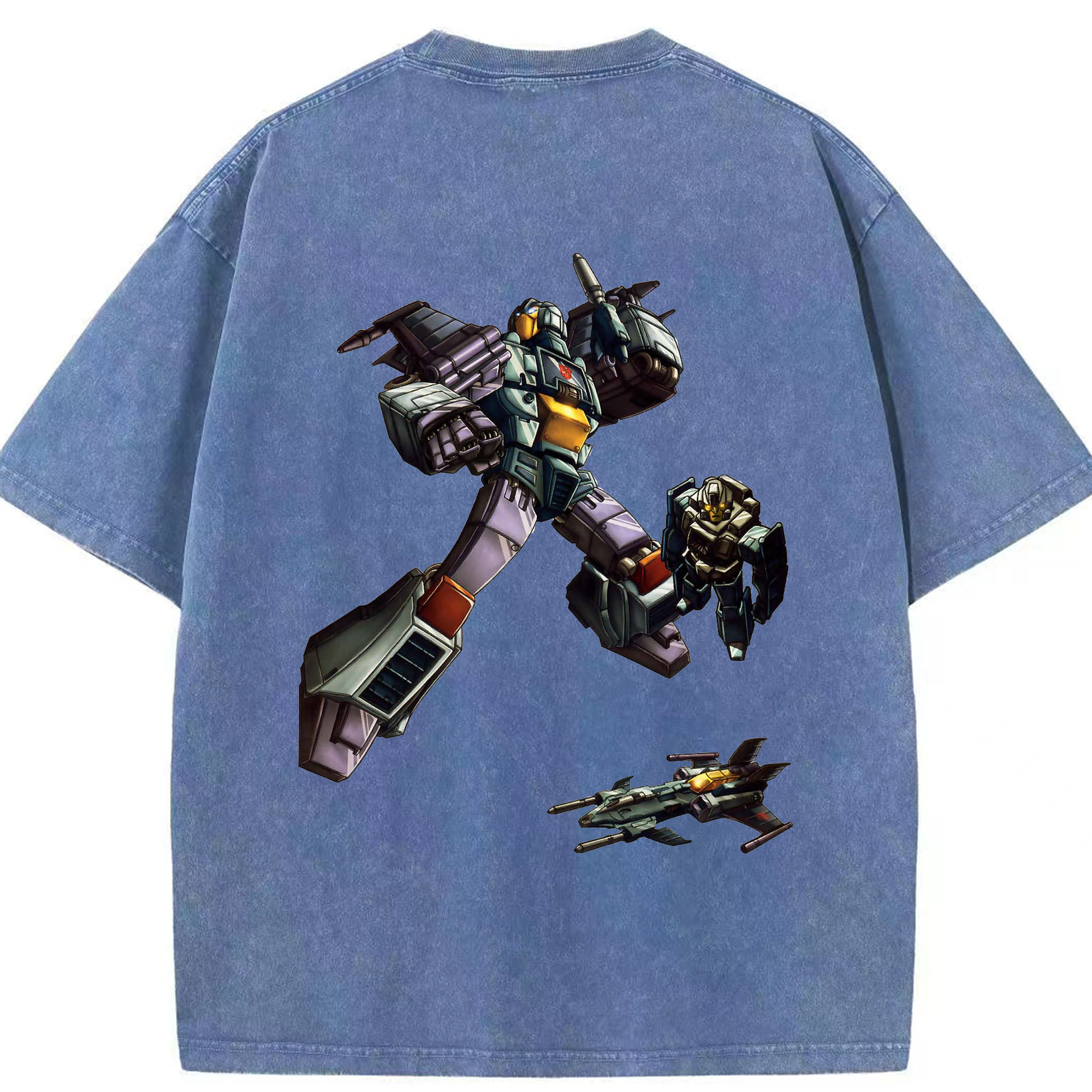 （画像用）  綿100% ヴィンテージ風 半袖Tシャツ（背面プリント）