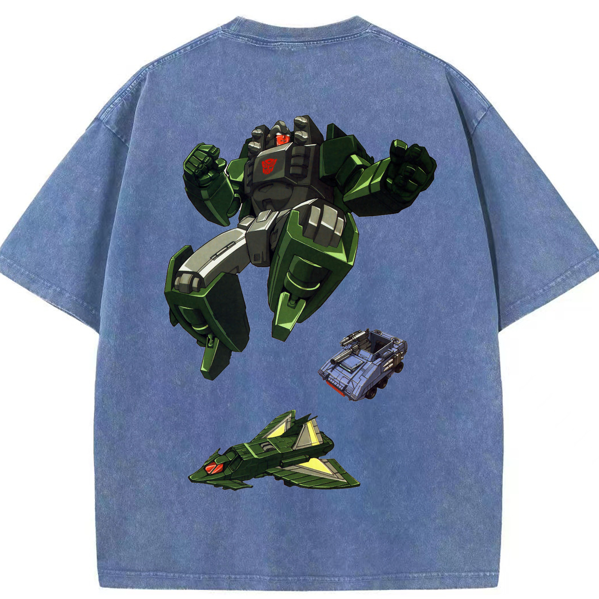 （画像用）  綿100% ヴィンテージ風 半袖Tシャツ（背面プリント）
