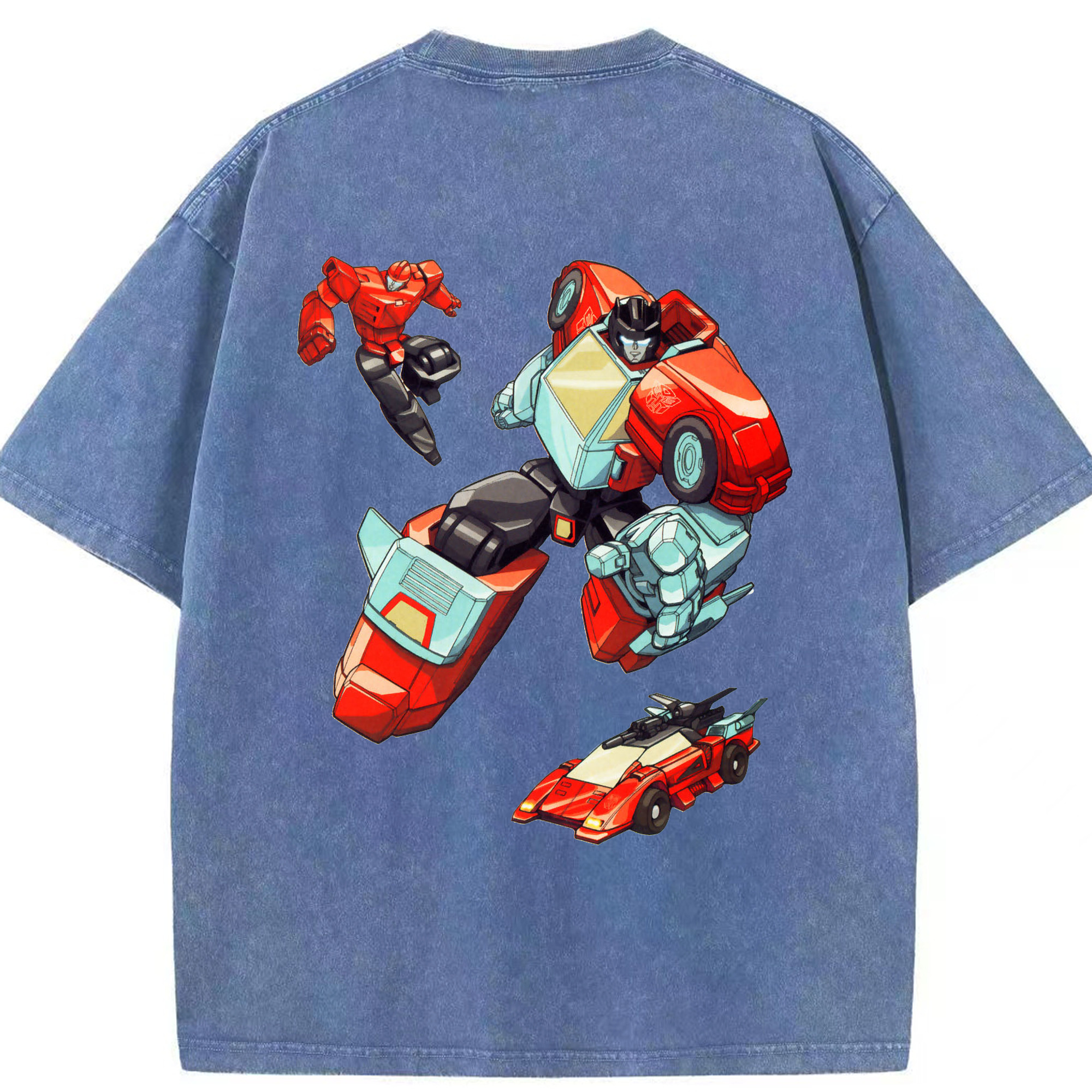 （画像用）  綿100% ヴィンテージ風 半袖Tシャツ（背面プリント）