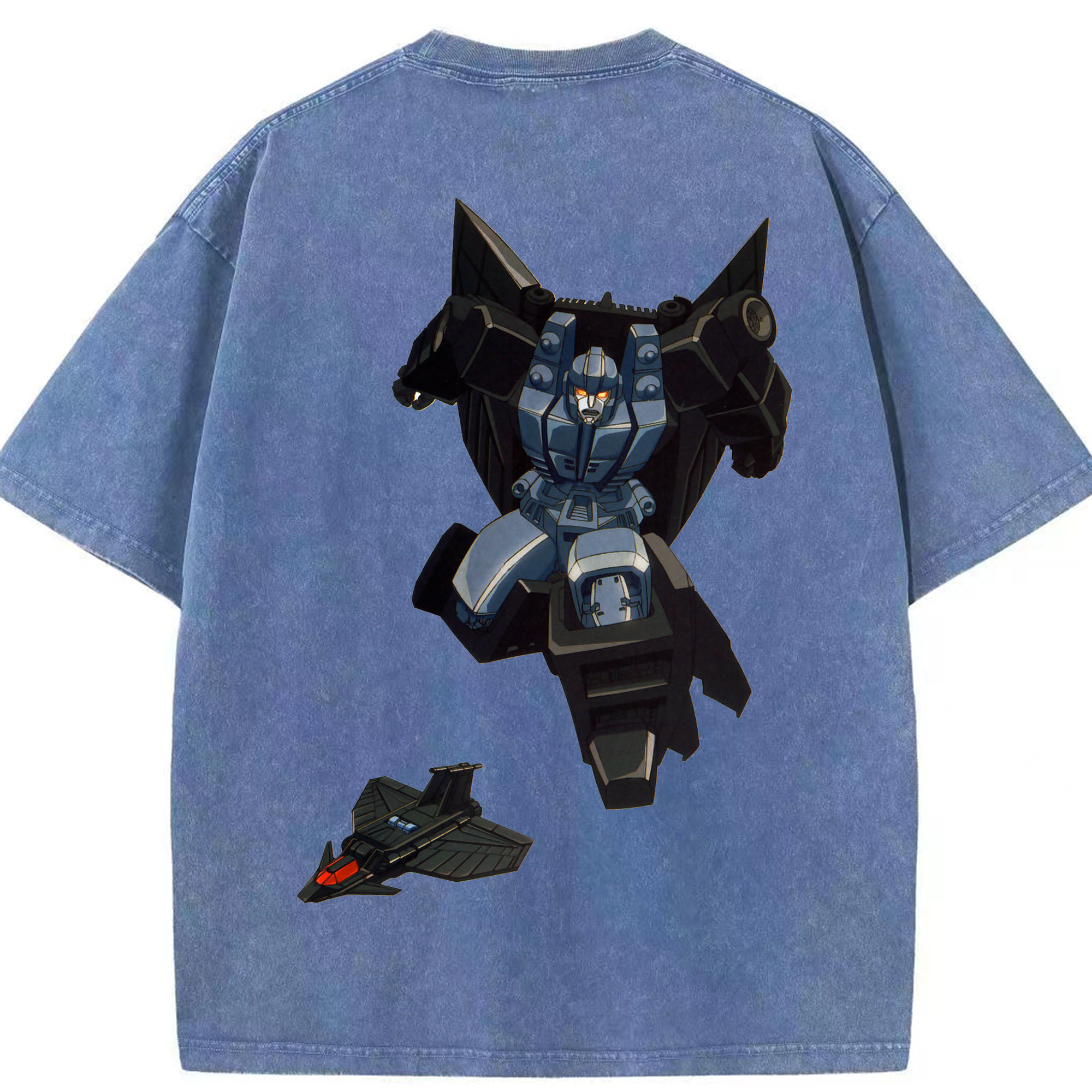 （画像用）  綿100% ヴィンテージ風 半袖Tシャツ（背面プリント）
