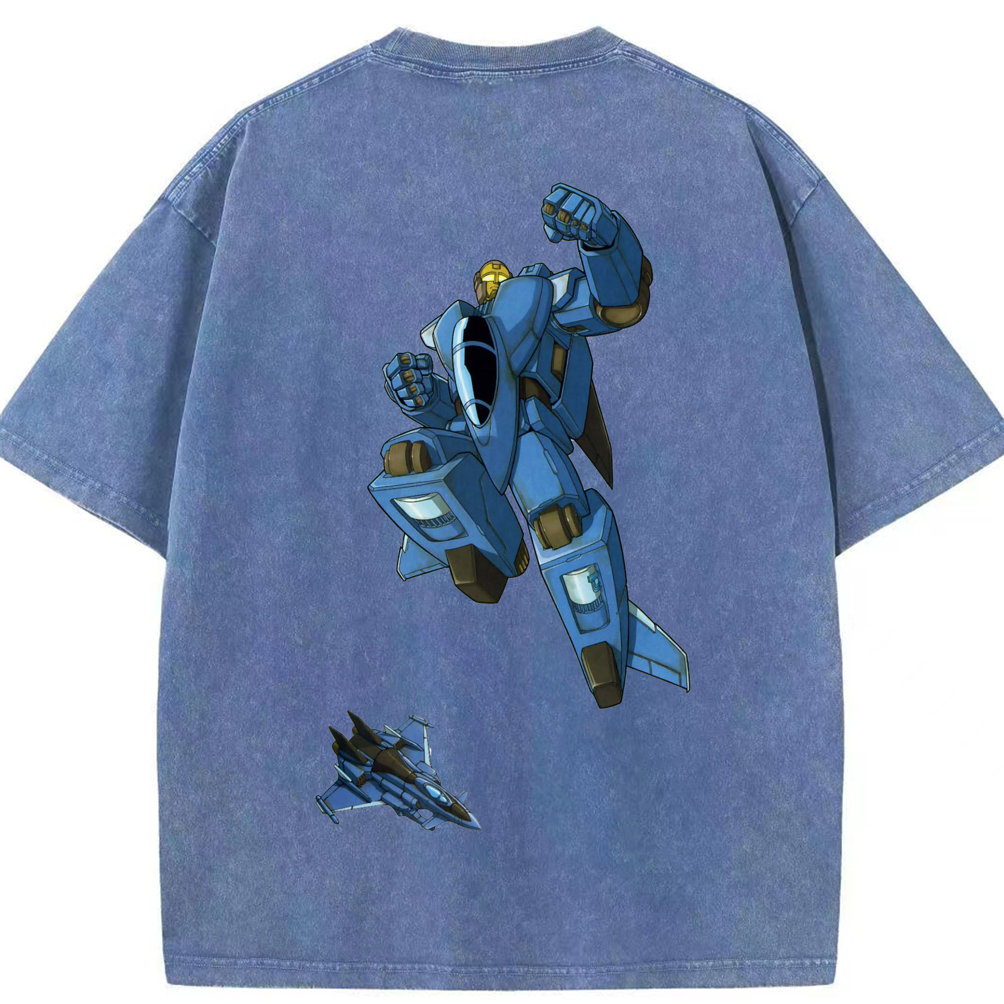 （画像用）  綿100% ヴィンテージ風 半袖Tシャツ（背面プリント）