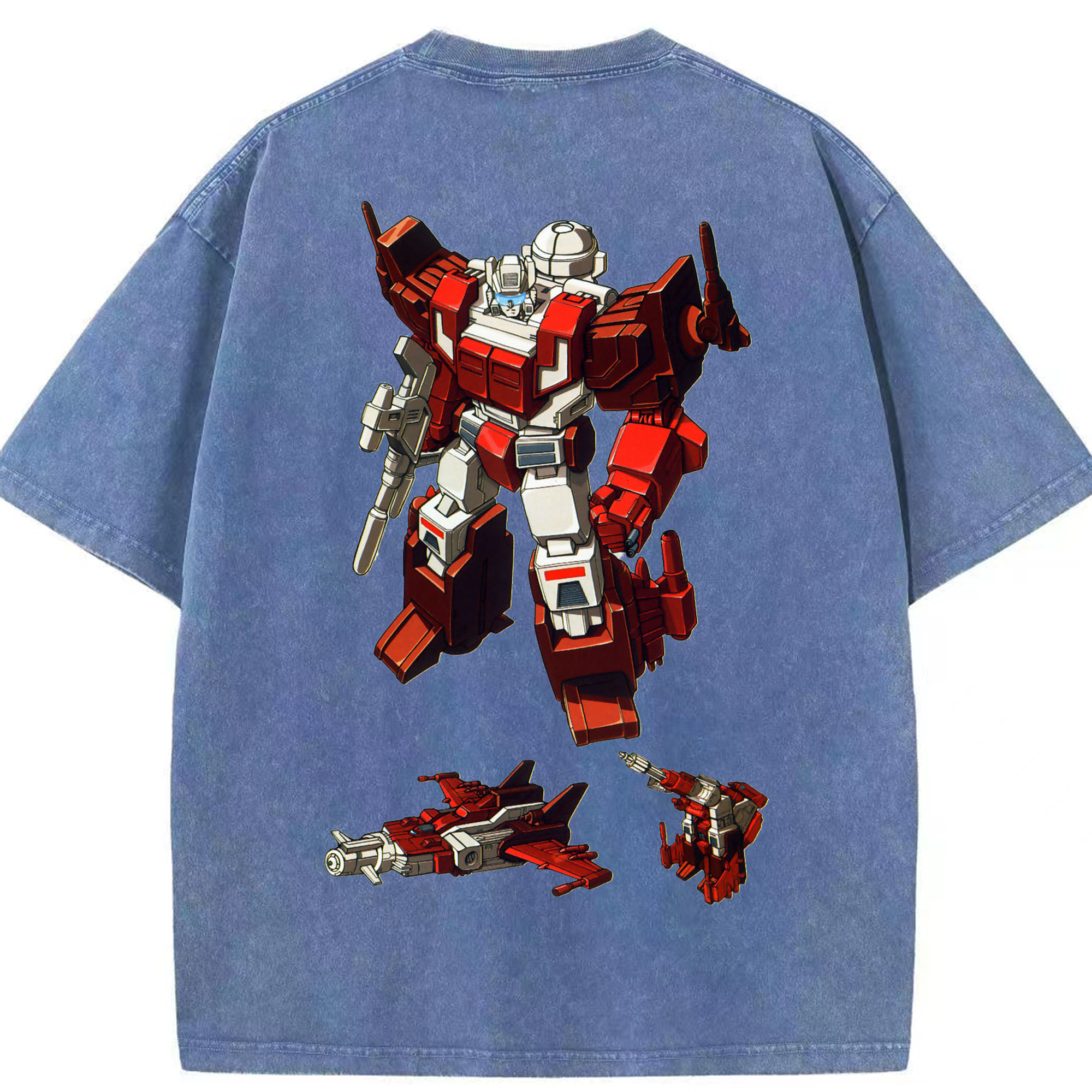 （画像用）  綿100% ヴィンテージ風 半袖Tシャツ（背面プリント）