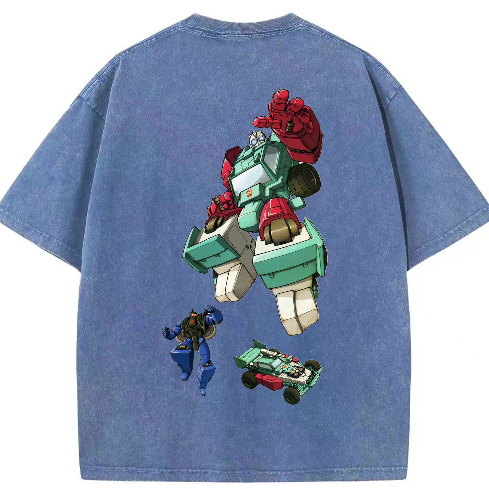 （画像用）  綿100% ヴィンテージ風 半袖Tシャツ（背面プリント）