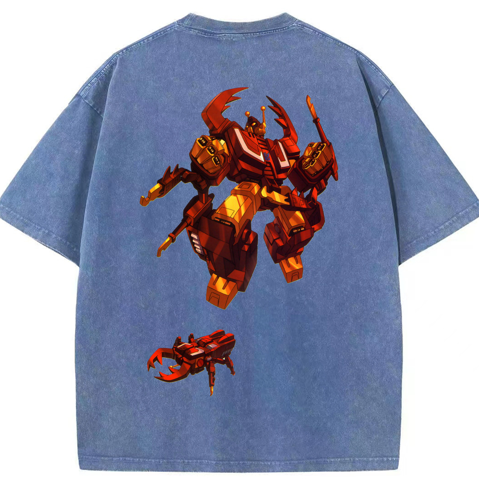 （画像用）  綿100% ヴィンテージ風 半袖Tシャツ（背面プリント）