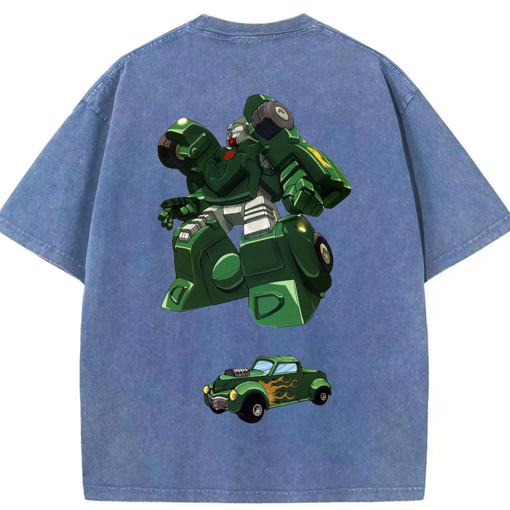 （画像用）  綿100% ヴィンテージ風 半袖Tシャツ（背面プリント）
