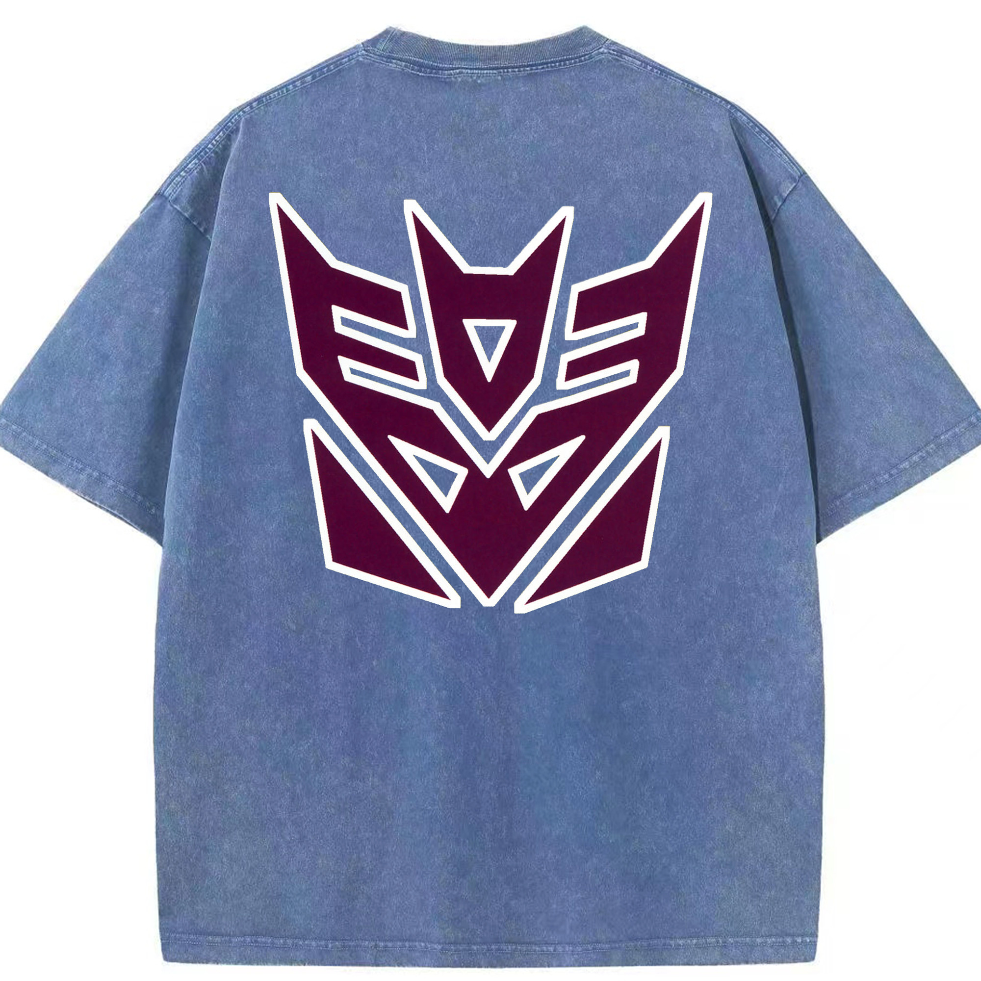（画像用）  綿100% ヴィンテージ風 半袖Tシャツ（背面プリント）