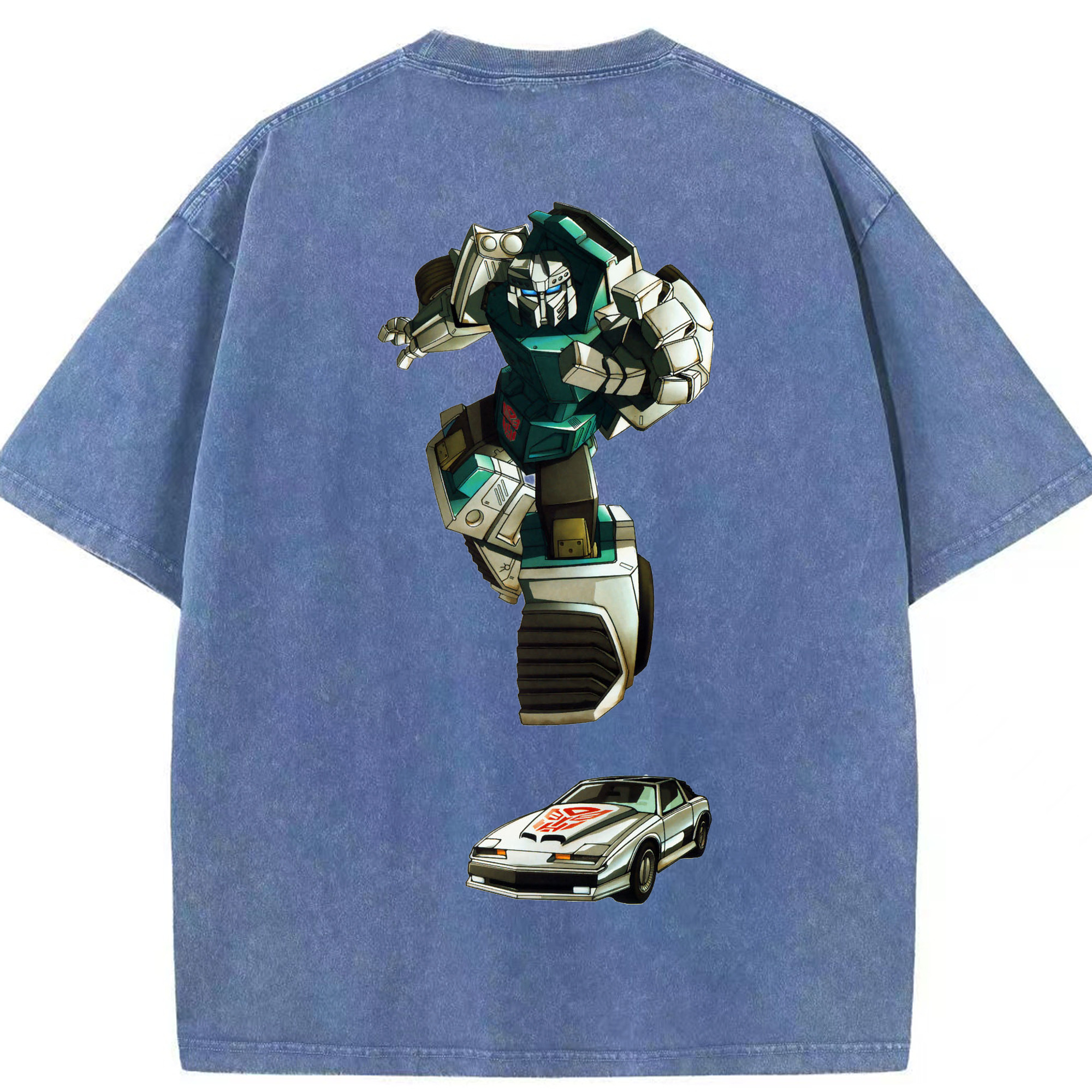 （画像用）  綿100% ヴィンテージ風 半袖Tシャツ（背面プリント）