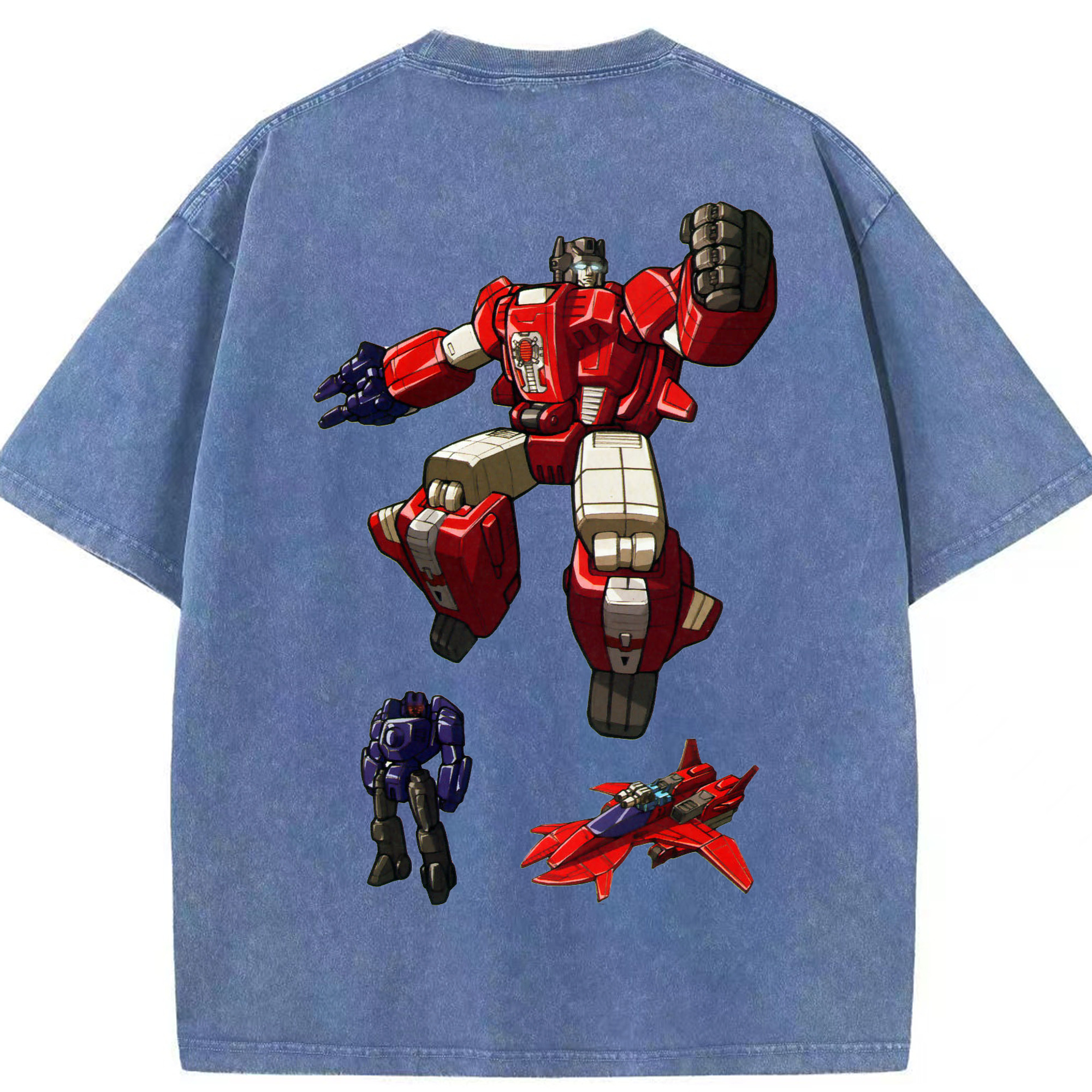 （画像用）  綿100% ヴィンテージ風 半袖Tシャツ（背面プリント）