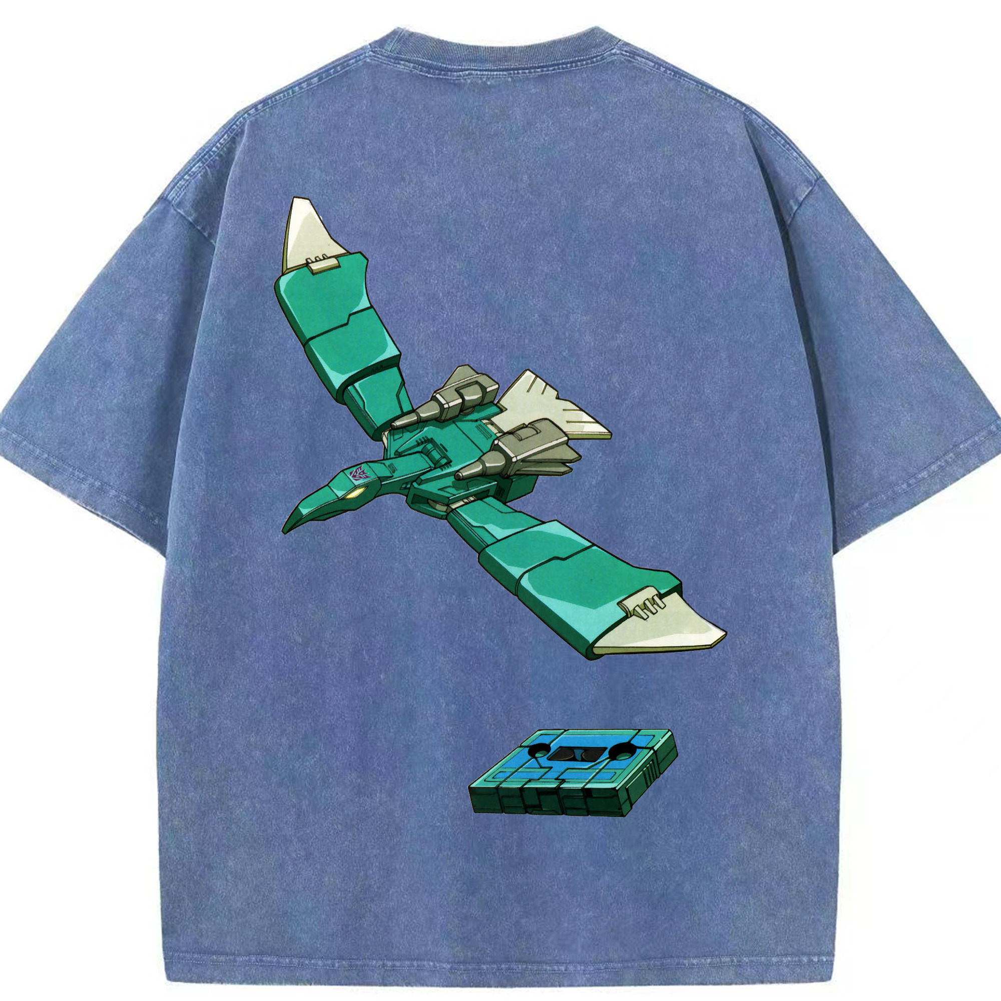 （画像用）  綿100% ヴィンテージ風 半袖Tシャツ（背面プリント）
